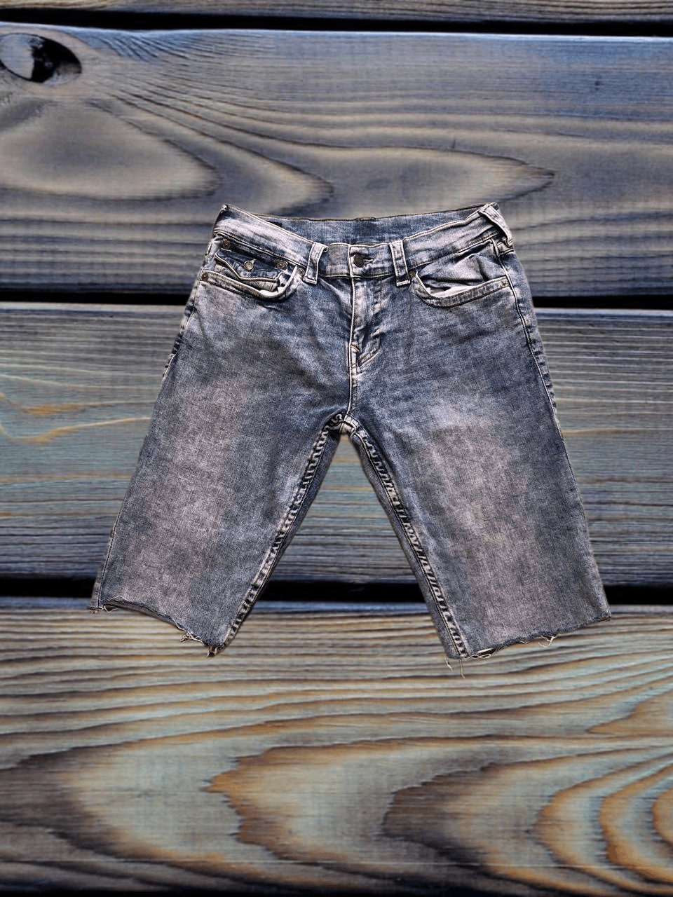 True Religion Streetwear Denim Shorts Y2K True Religion Logo Vintage Size US 32 / EU 48 - 1 Thumbnail