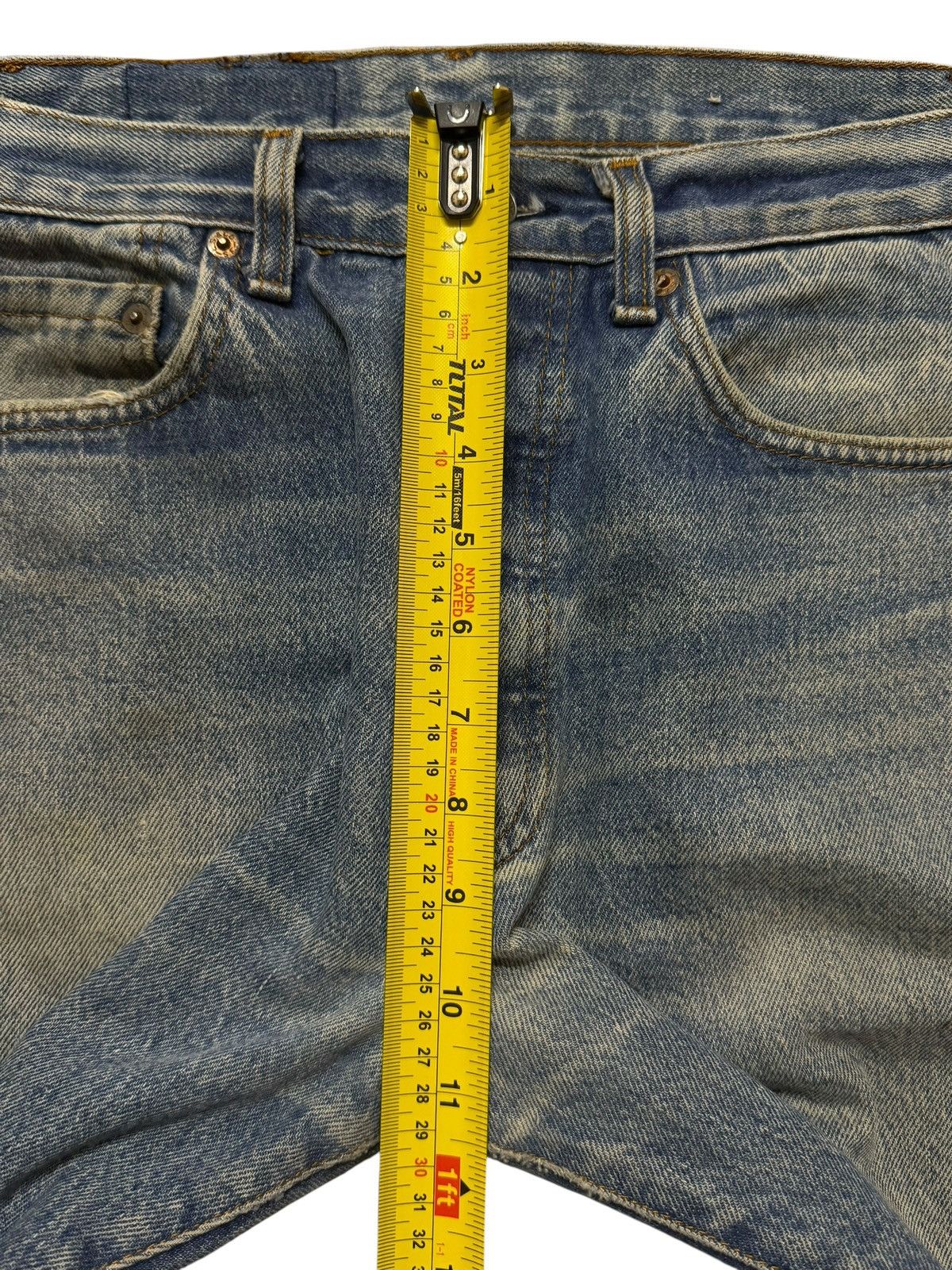 Levi's Vintage 80s Levis 501 Retro Blue Mud Wash Straight Leg Jeans Size US 30 / EU 46 - 13 Thumbnail