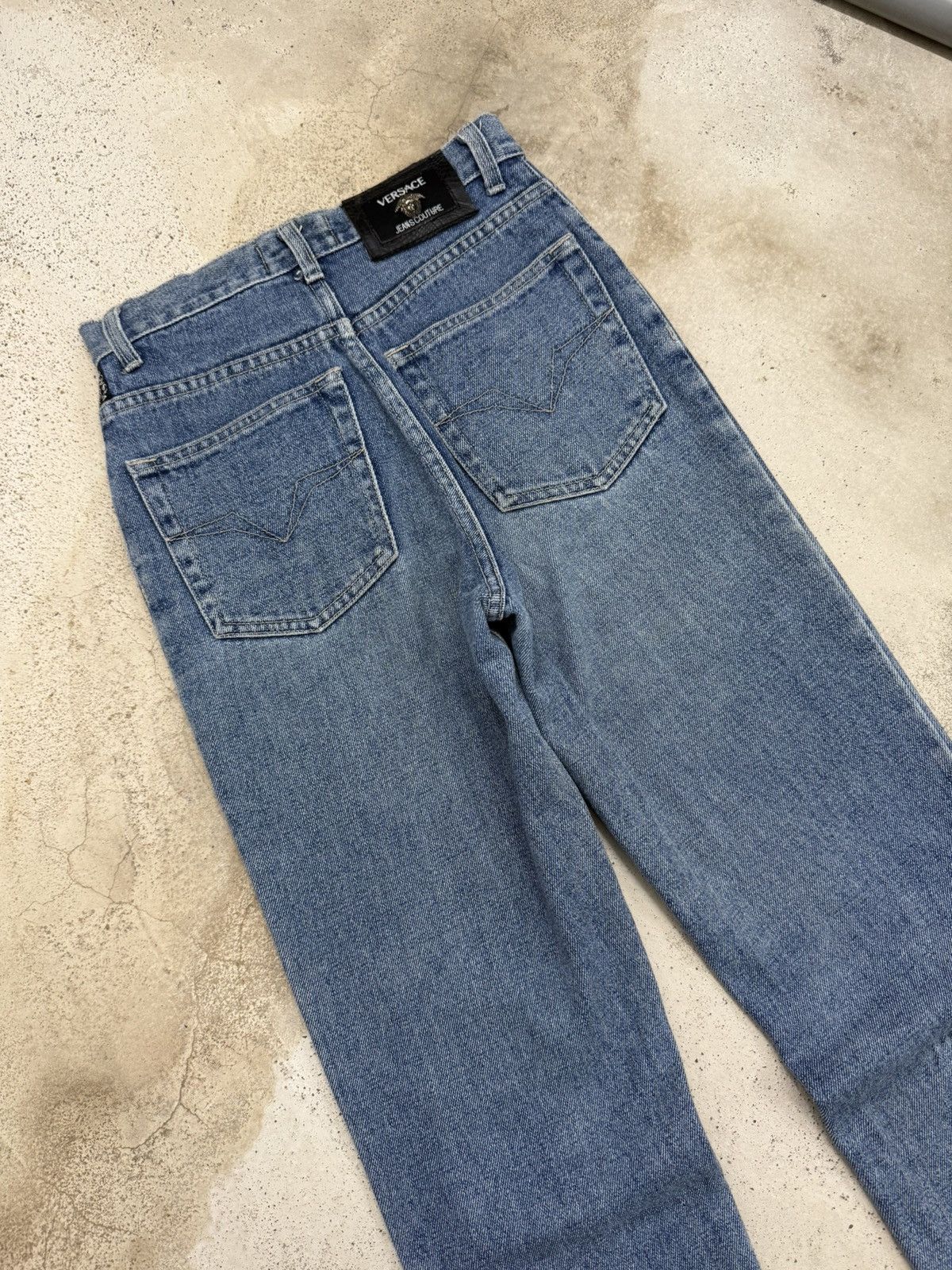 Versace Vintage Versace Jeans Couture Stonewash DistressDenim Pants Size 25" / US 0 / IT 36 - 12 Thumbnail