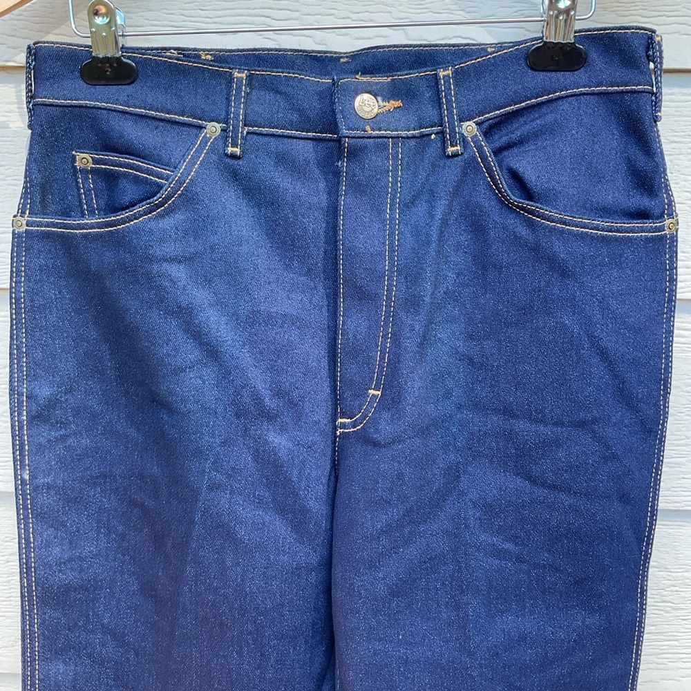 Lee Vintage 1970’s Lee Men’s Rider Fit Jeans 34X36 Deadstock NWT Size US 34 / EU 50 - 3 Thumbnail