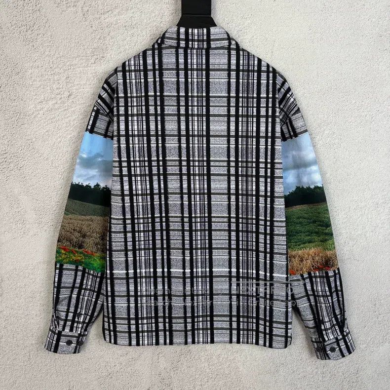 Louis Vuitton Louis Vuitton FW23 plaid landscape print single-breasted l Size US S / EU 44-46 / 1 - 2 Thumbnail
