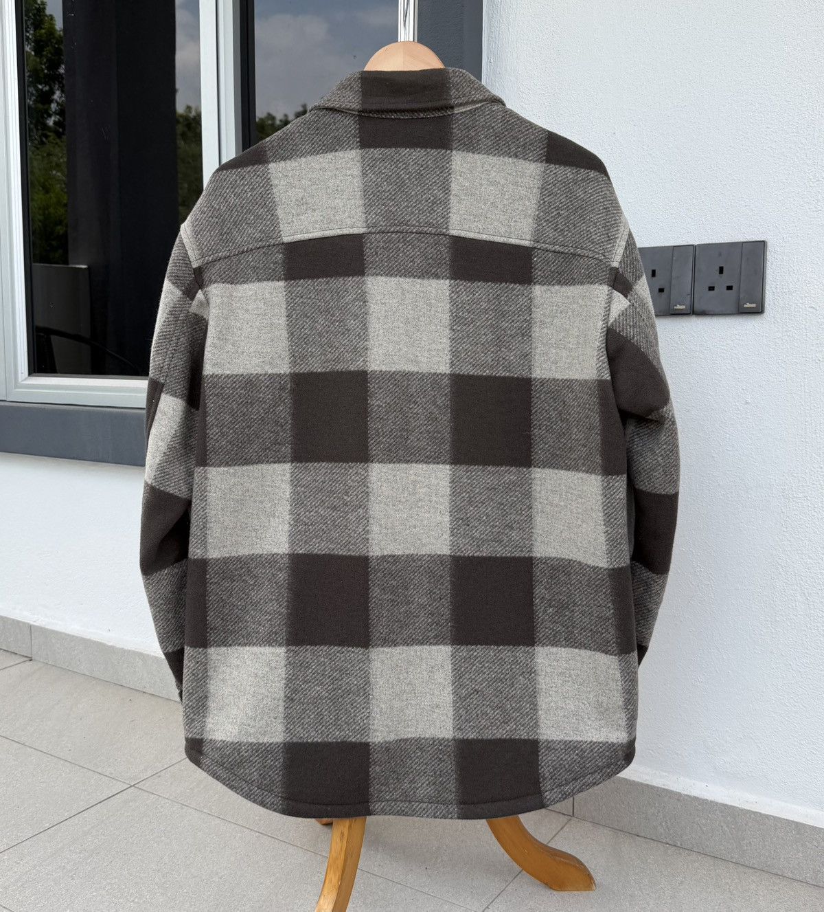 Uniqlo Uniqlo Heavy Wool Flannel Overshirt Buffalo Check Jacket Size US L / EU 52-54 / 3 - 4 Thumbnail