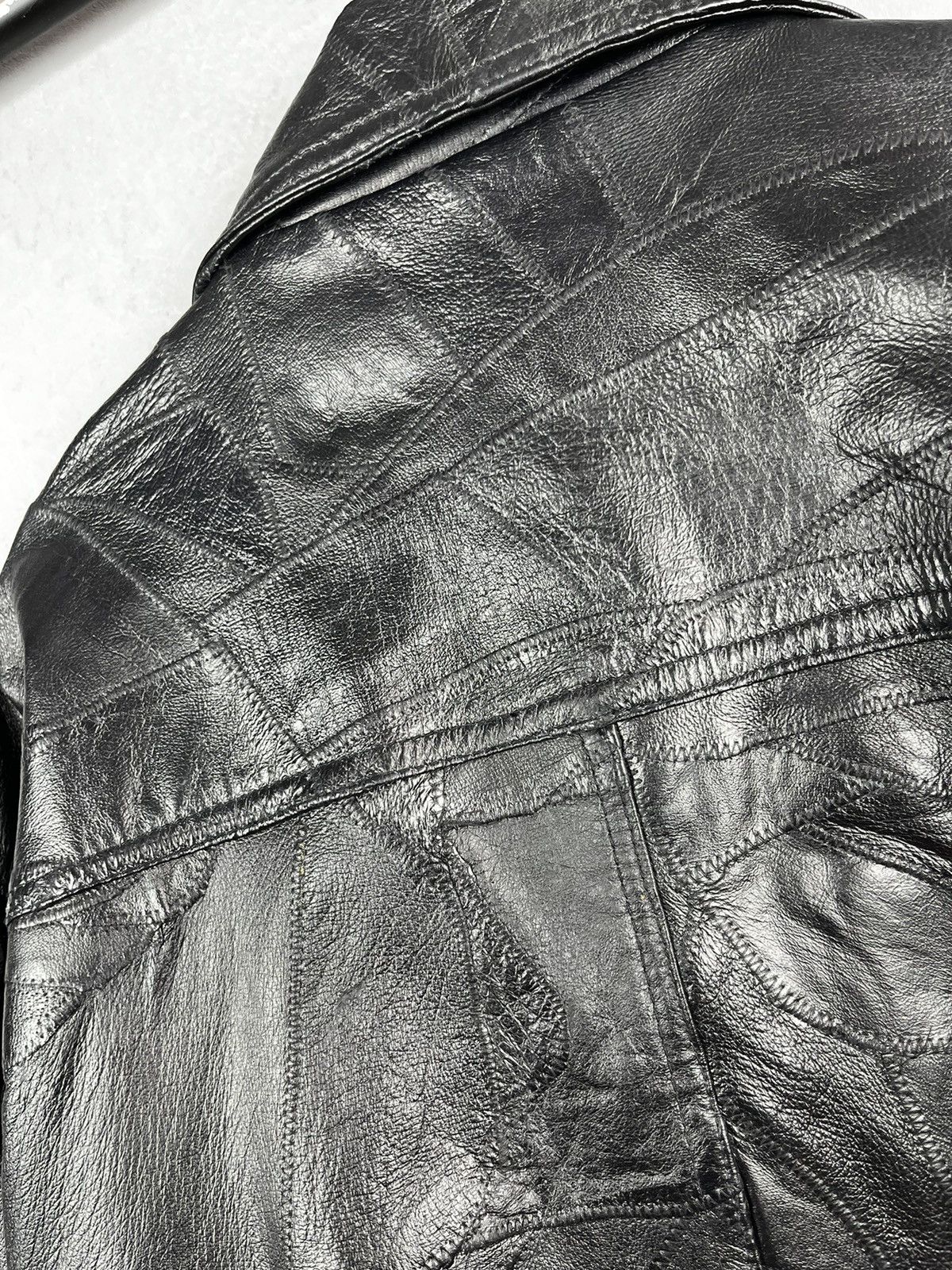 Genuine Leather × Vintage Vintage Leather Jacket bomber size L Size US L / EU 52-54 / 3 - 12 Thumbnail