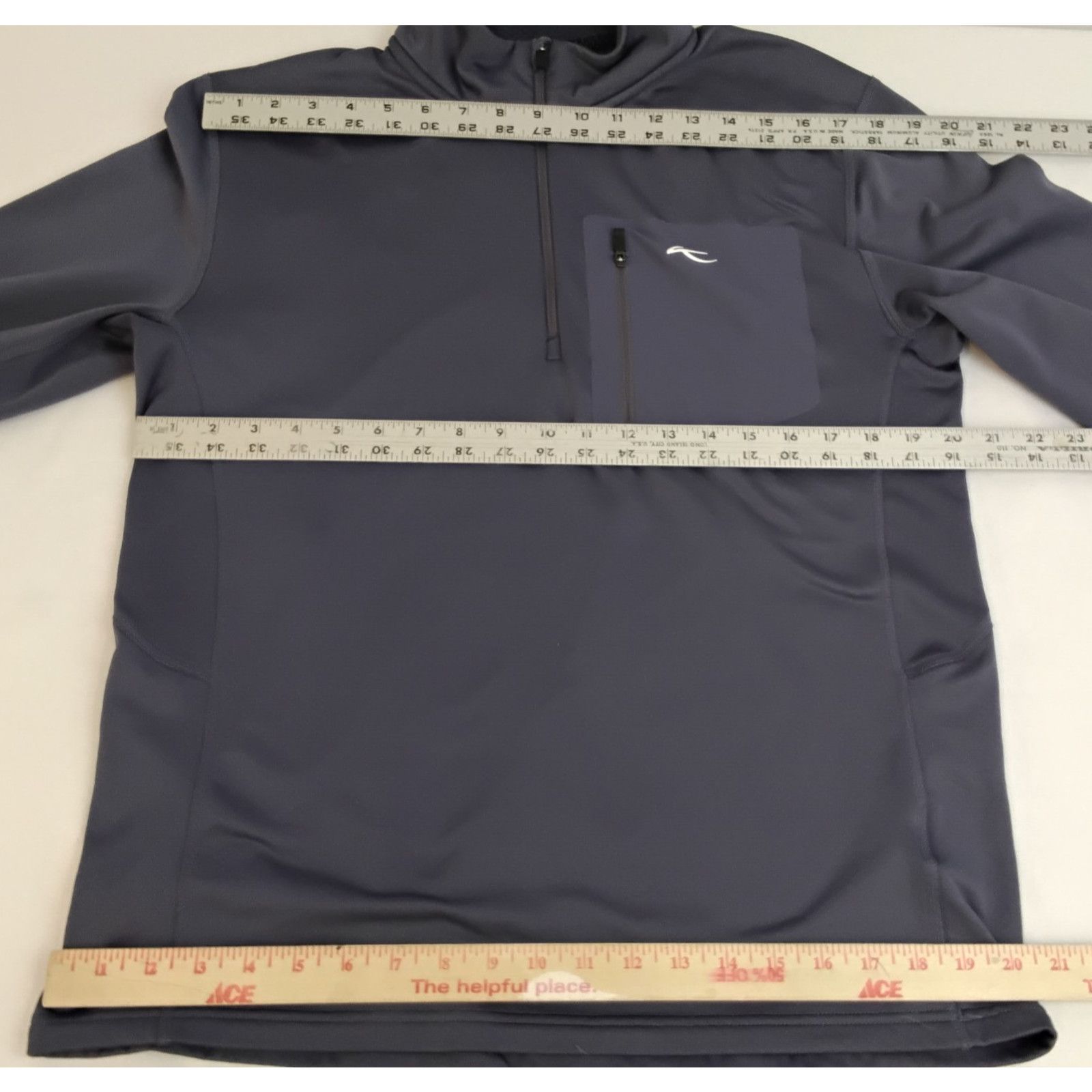 KJUS Kjus 1/4 Zip Pullover Base Layer Men's L Blue Winter Sports Size US L / EU 52-54 / 3 - 8 Thumbnail