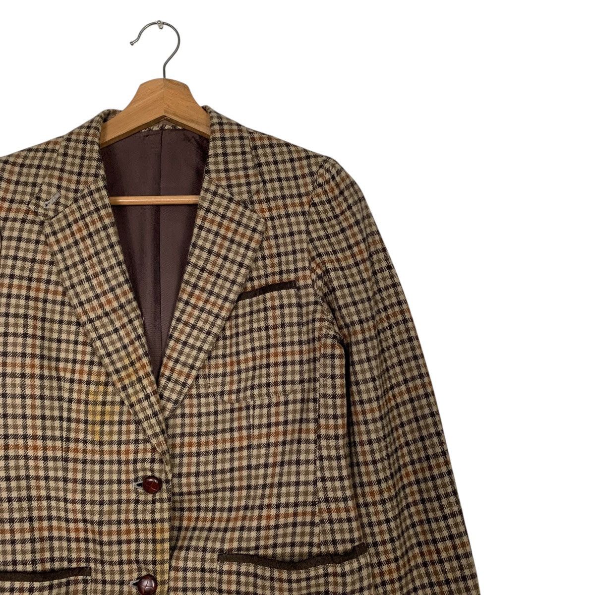 Burberry Burberry Checkered Wool Jacket Size S / US 4 / IT 40 - 5 Thumbnail