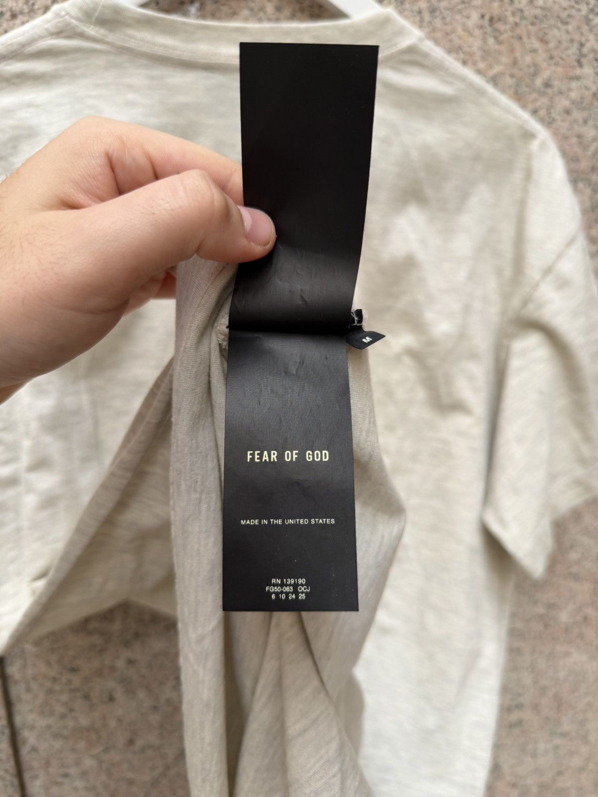 Fear of God Fear of god baseball t-shirt M Size US M / EU 48-50 / 2 - 7 Thumbnail