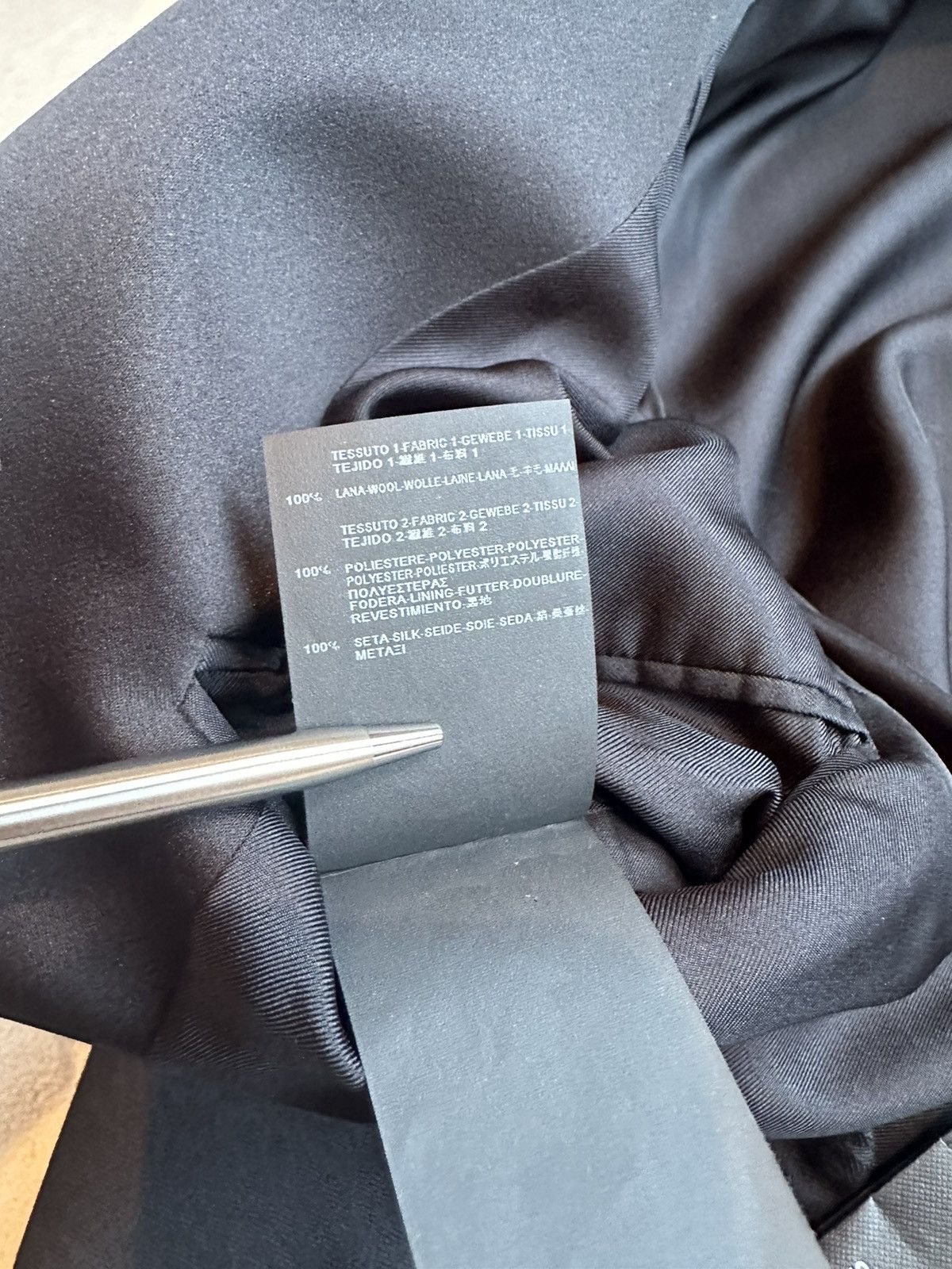 Saint Laurent Paris Grail Saint Laurent FW14 babycat tuxedo jacket le smoking 52 Size 40R - 22 Thumbnail