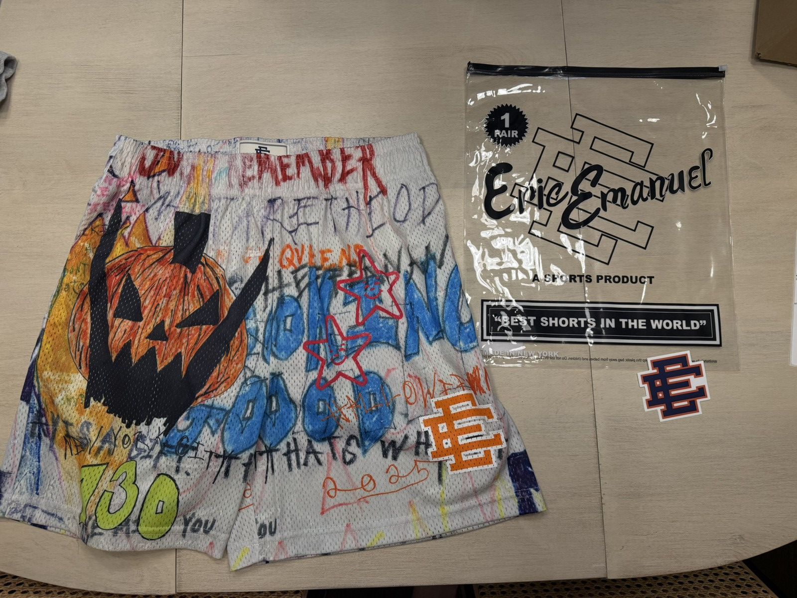 Asspizza × Eric Emanuel Eric Emanuel x Asspizza Shorts Size US 32 / EU 48 - 2 Thumbnail