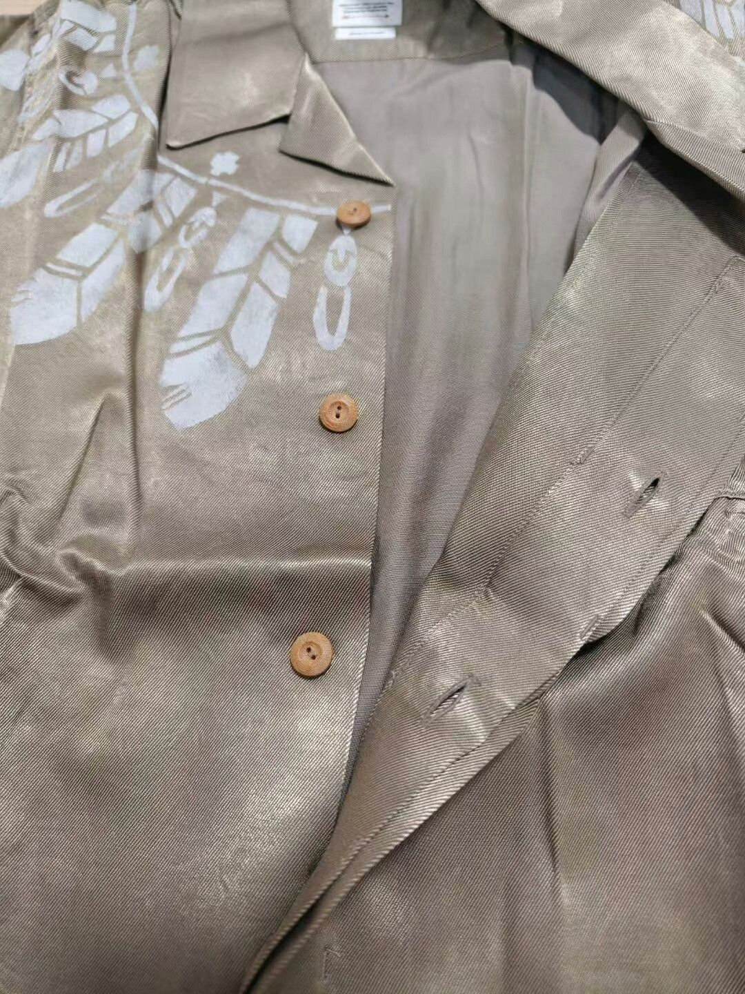 Visvim visvim 19SS SPOT FREE EDGE SHIRT S/S FEATHERS Size US M / EU 48-50 / 2 - 3 Thumbnail
