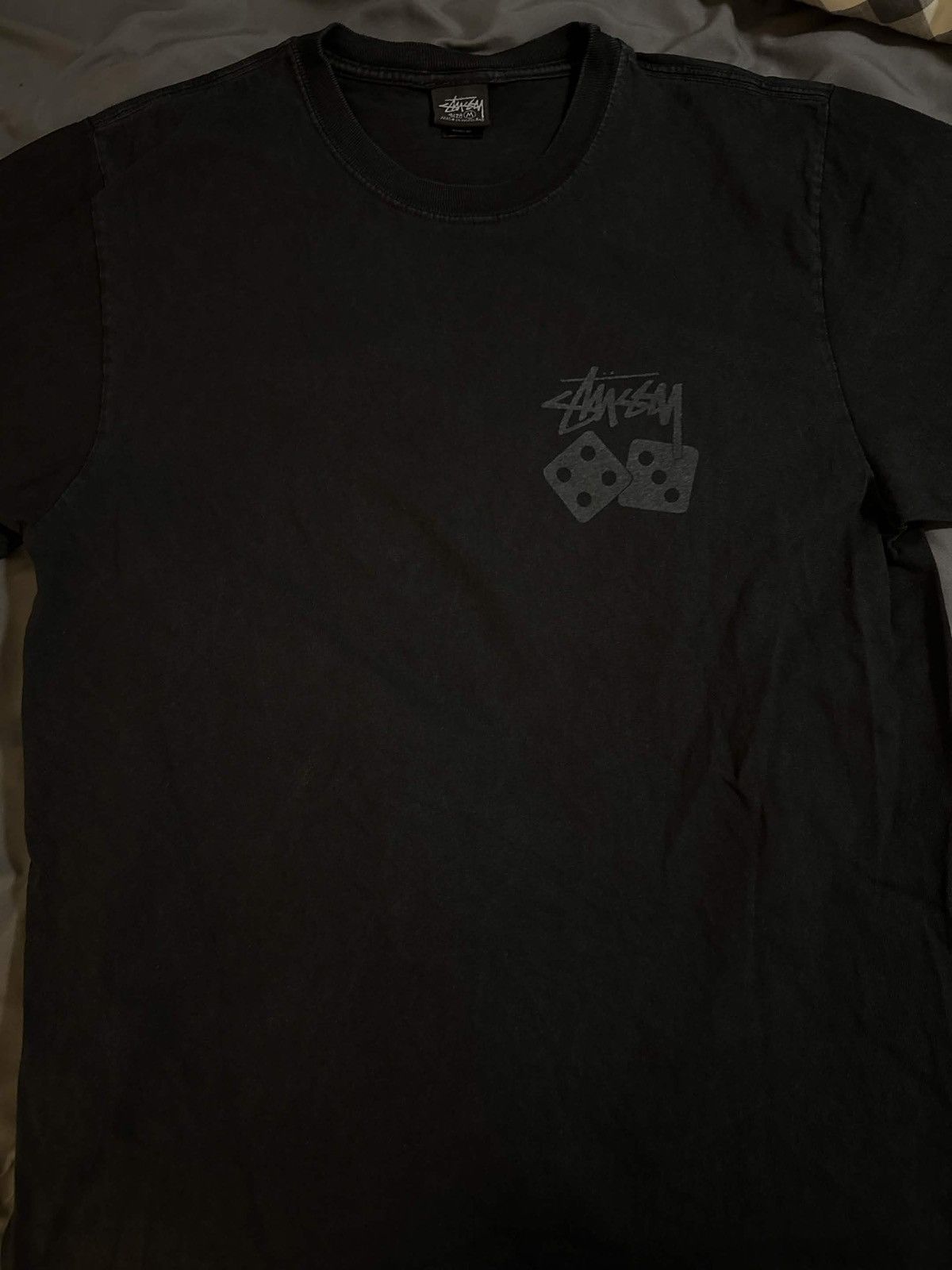 Stussy Black Stussy dice tee Size US M / EU 48-50 / 2 - 2 Thumbnail