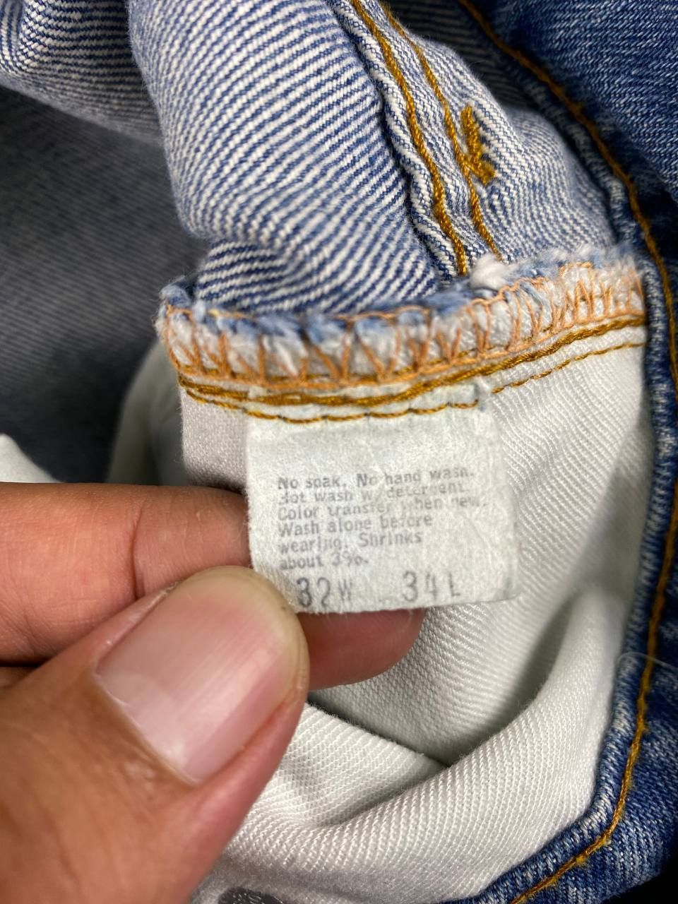 Levi's true vintage 70s levis 505 denim talon zipper Size US 32 / EU 48 - 14 Thumbnail