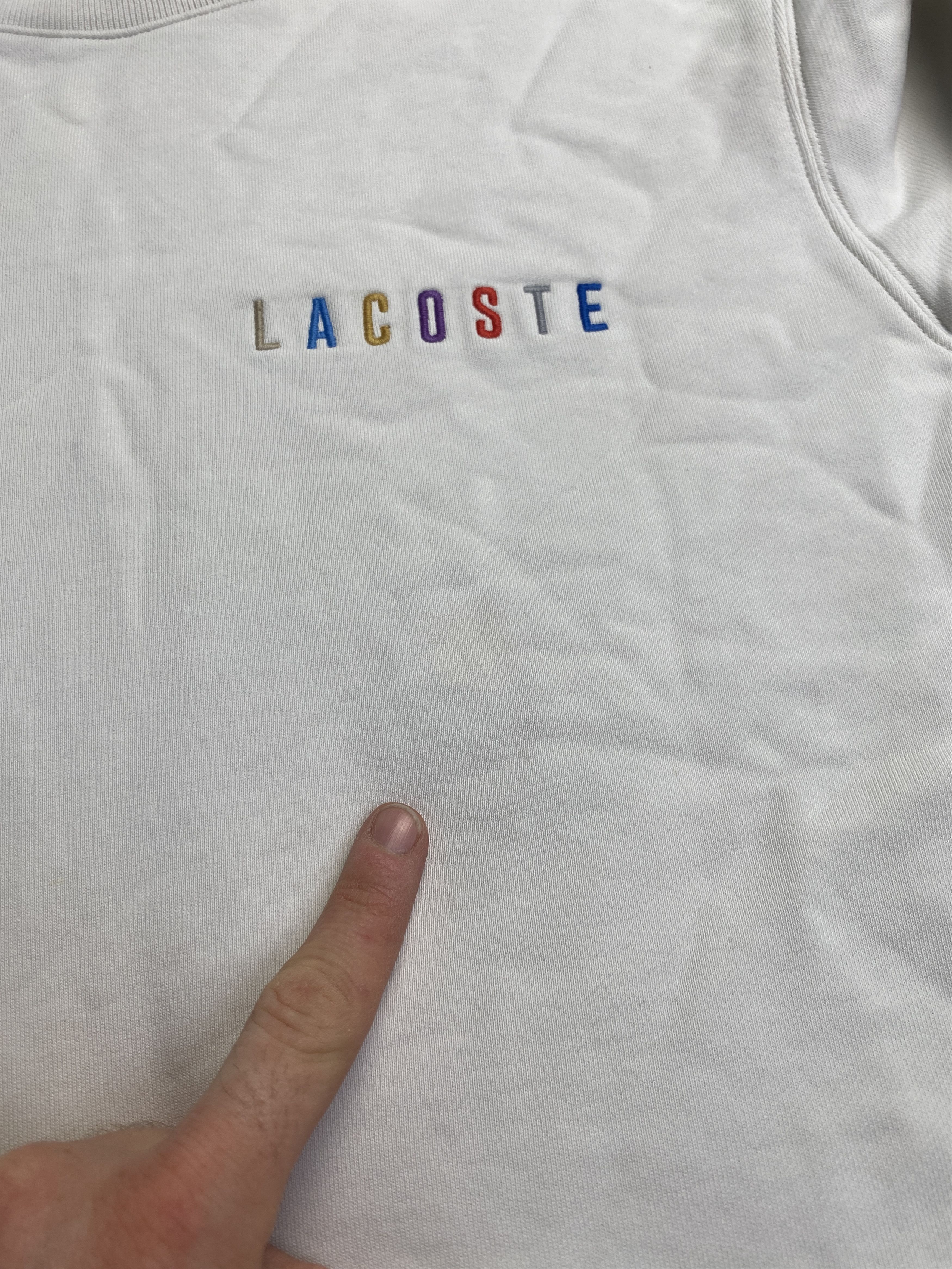 Lacoste Lacoste small logo crewneck sweatshirt embroidered casual Size US M / EU 48-50 / 2 - 8 Thumbnail