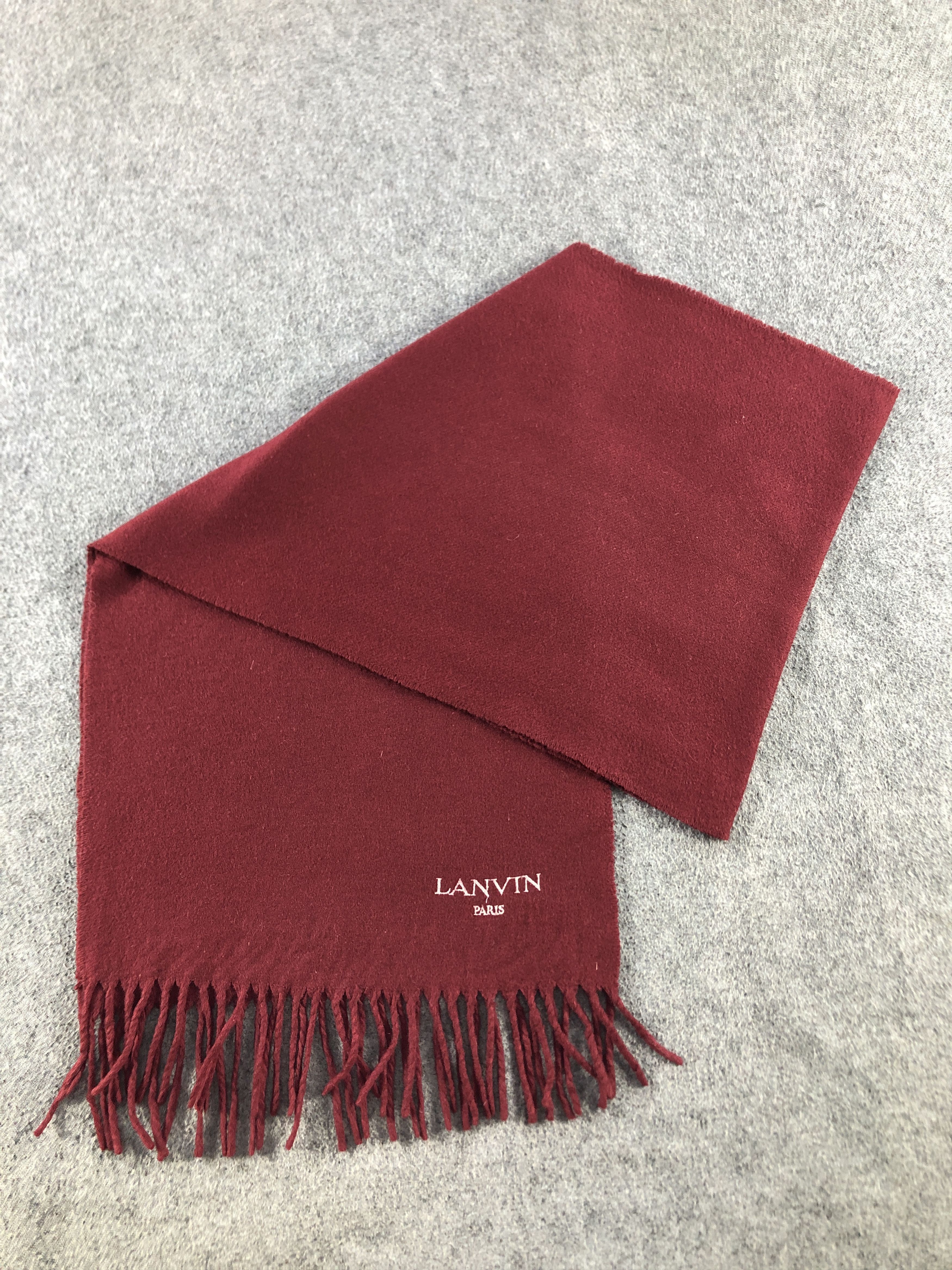Lanvin Lanvin Cashmere Scarf / Muffler / Neckwear P844 Size ONE SIZE - 7 Thumbnail