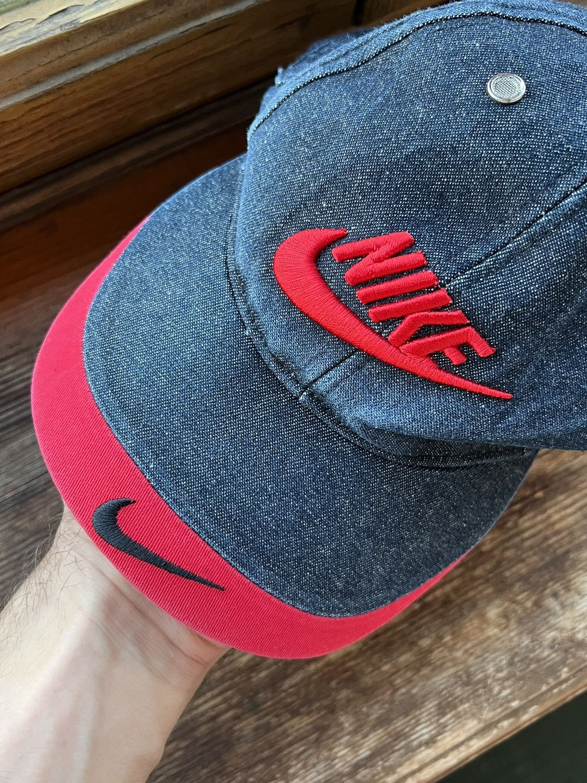 Nike Vintage Hat Nike Y2K Avant Garde Cap Size ONE SIZE - 4 Thumbnail