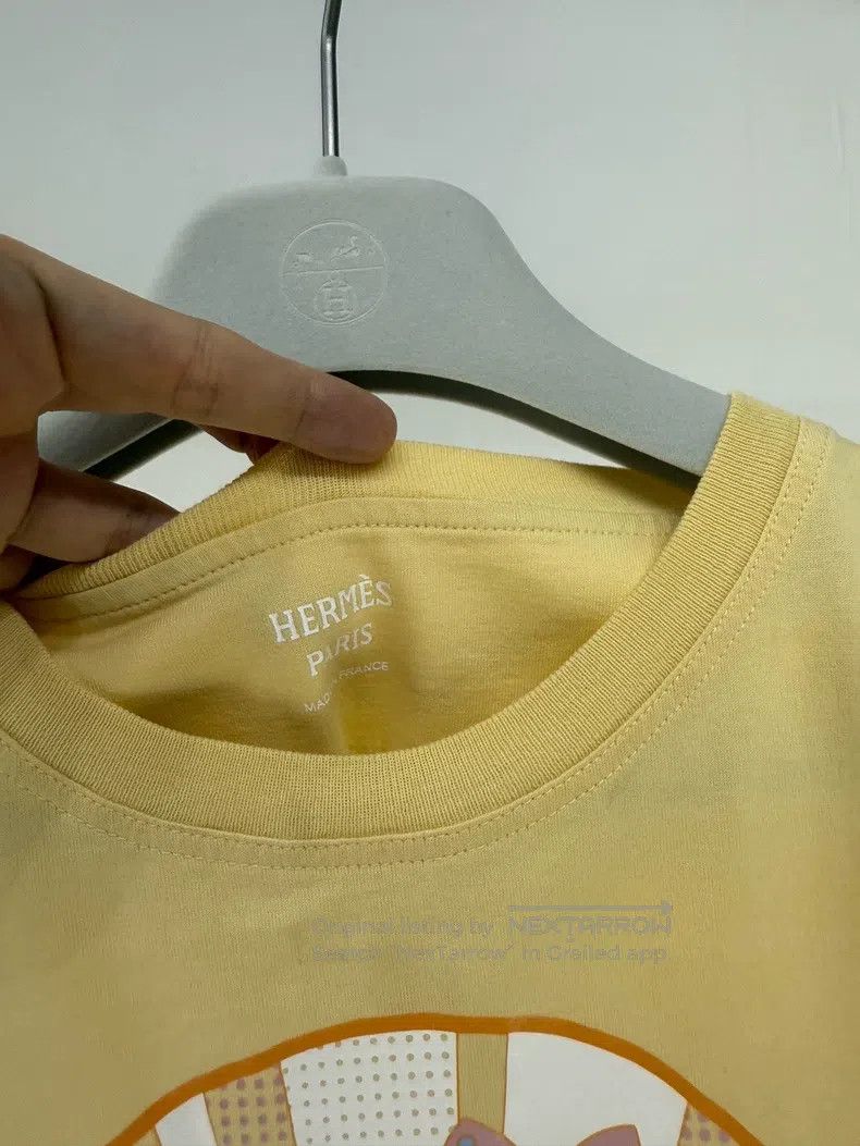 Hermes Hermes Chicken Yellow T-shirt Size XS / US 0-2 / IT 36-38 - 3 Thumbnail