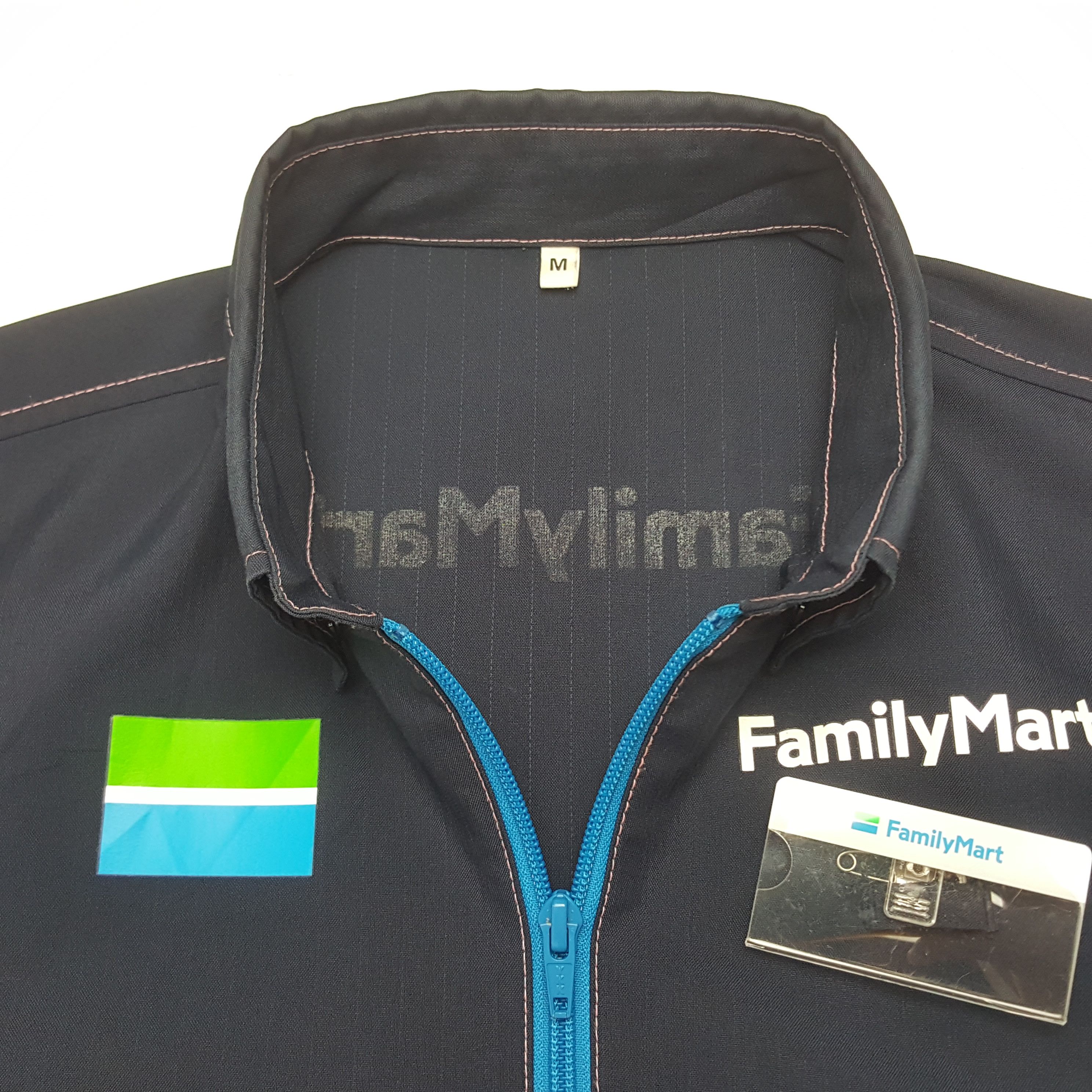 Japanese Brand × Vintage Vintage Family Mart Zipper Worker Japan Jacket Size US M / EU 48-50 / 2 - 5 Thumbnail