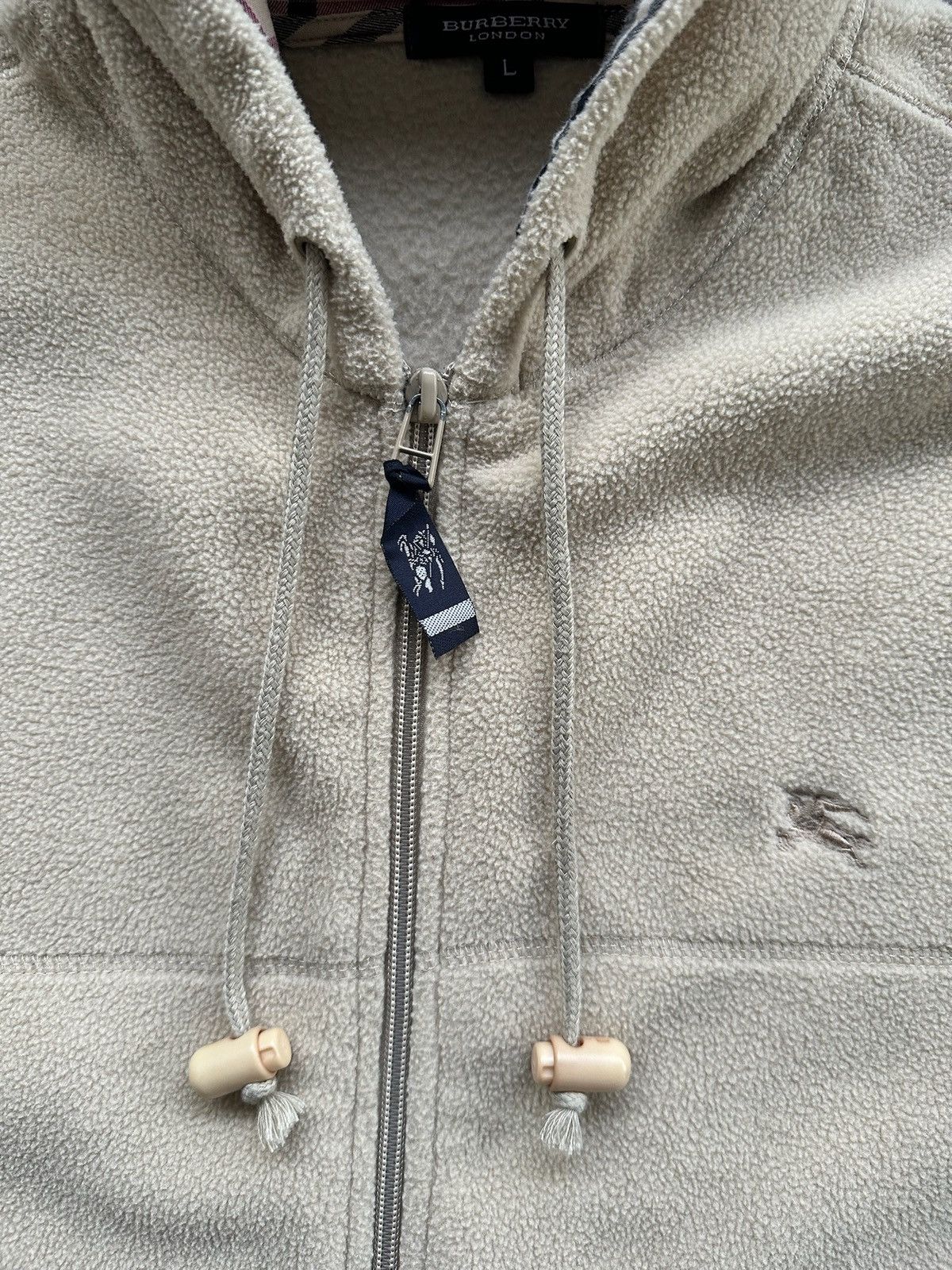 Burberry Burberry London Hooded Fleece Jacket Size US L / EU 52-54 / 3 - 6 Thumbnail