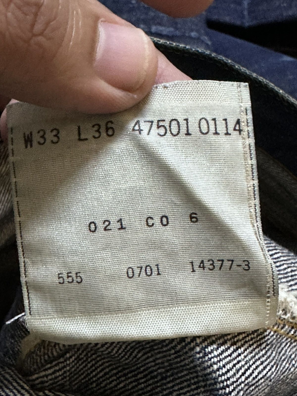 Levi's Vintage Clothing Vintage Levi’s 501XX Selvedge Big E Mudwash Whiskers Denim Size US 30 / EU 46 - 11 Thumbnail