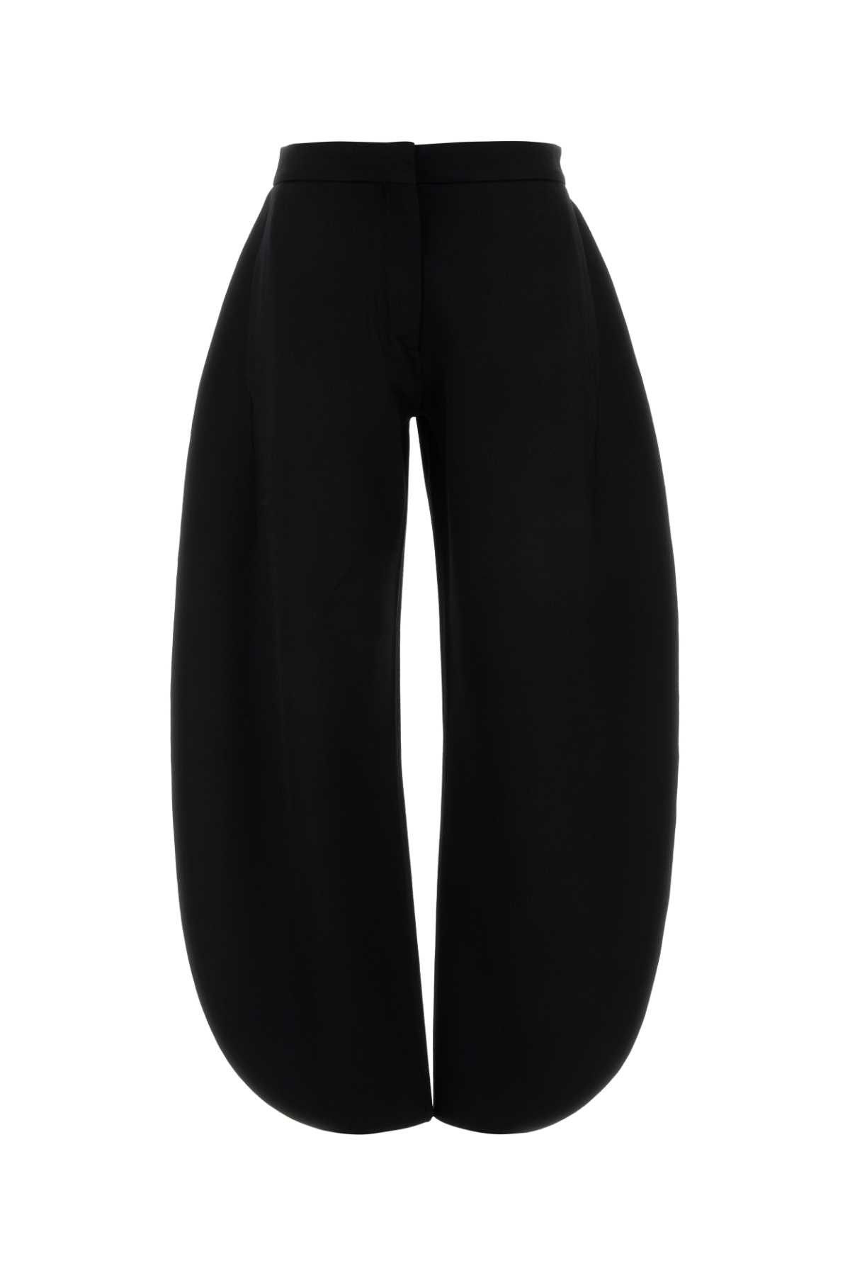Alaia Black Wool Petal Wide-Leg Pant Size 30" / US 8 / IT 44 - 1 Thumbnail