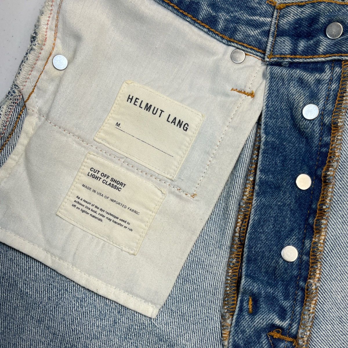 Helmut Lang Helmut Lang Distressed Denim Shorts Size 24" / US 00 / IT 34 - 5 Thumbnail