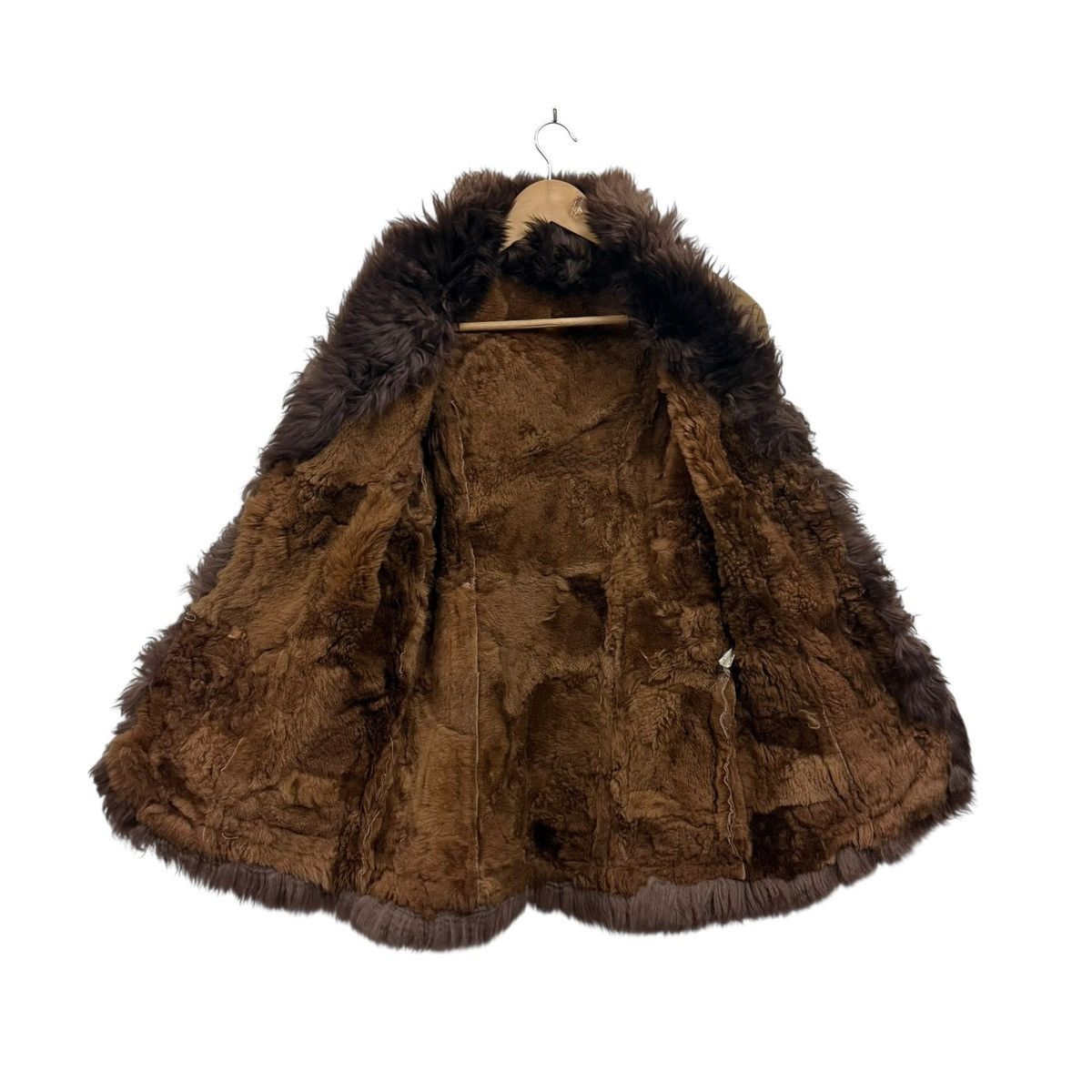 Issey Miyake Vintage Genuine Sheep Leather Fur Jacket Patchwork Size M / US 6-8 / IT 42-44 - 3 Thumbnail