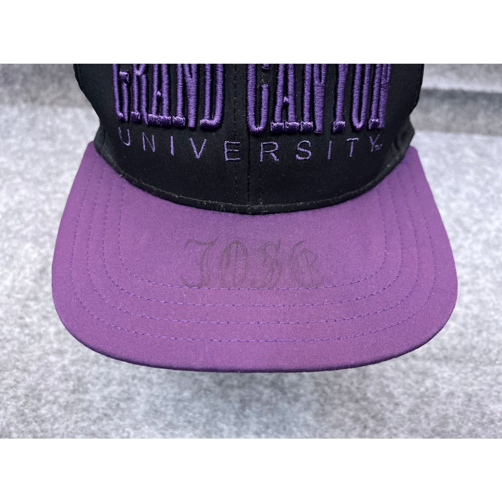 Nike Nike Grand Canyon University The Game Hat Fitted Purple Polyester Blend Mens Size ONE SIZE - 3 Thumbnail