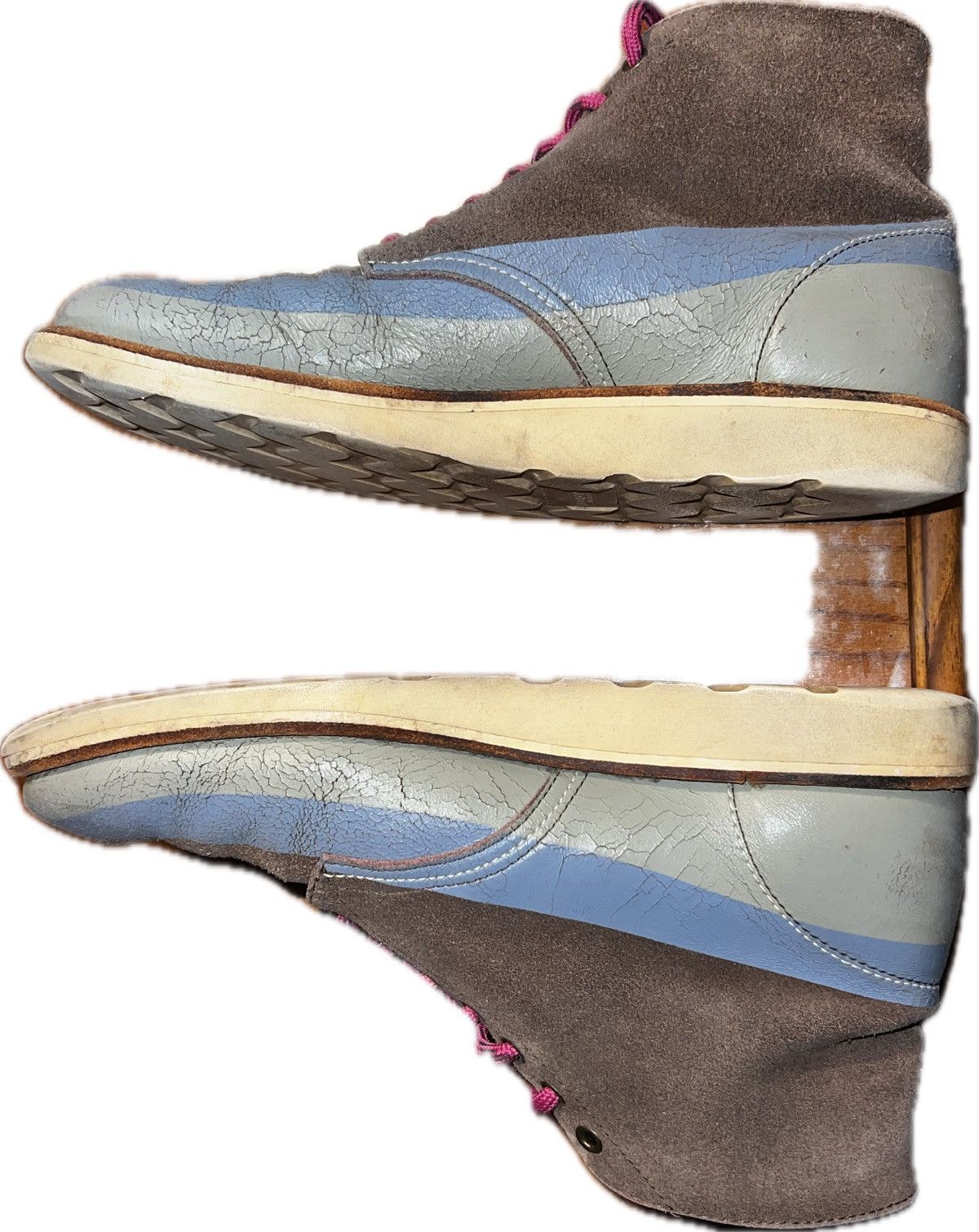 Undercover Undercover 97 archive Jun Takahashi leather suede heel boots Size US 9 / EU 42 - 1 Thumbnail
