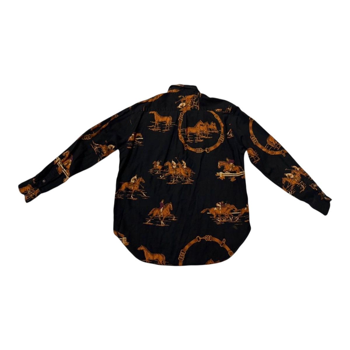 Polo Ralph Lauren Vintage Polo Ralph Lauren Fullprint Button Up Shirt Size US L / EU 52-54 / 3 - 2 Thumbnail