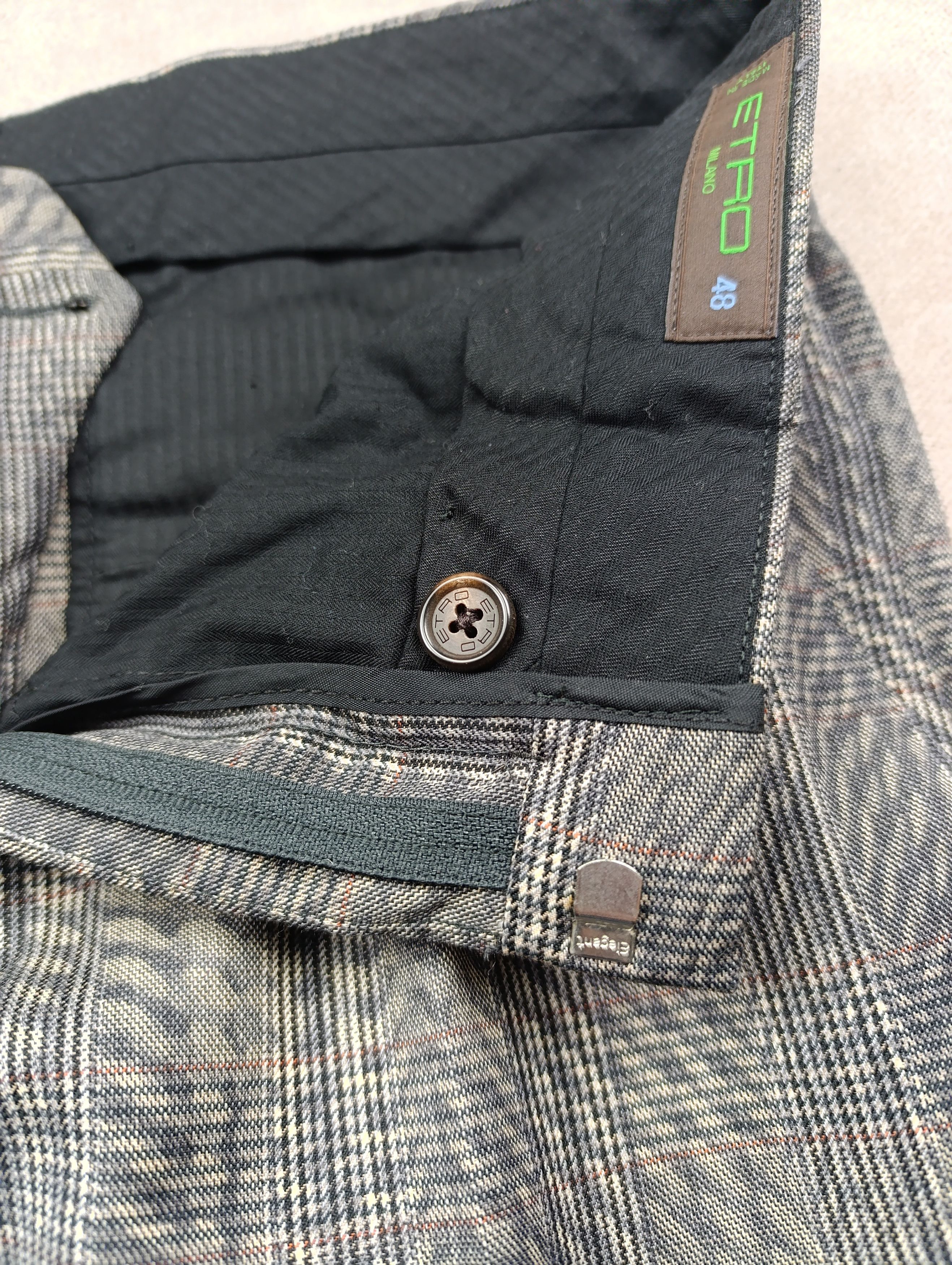 Etro Etro Mens Wool Trousers Size 48 Made In Italy Size 48R - 13 Thumbnail