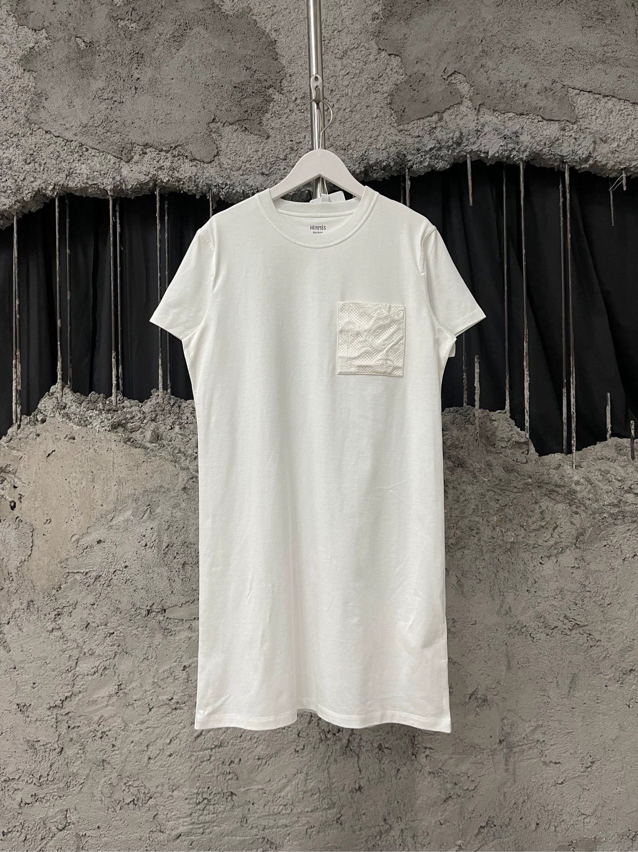 Hermes Hermes Short Sleeve Dress - dmc Size US 38 / EU 54 - 1 Thumbnail