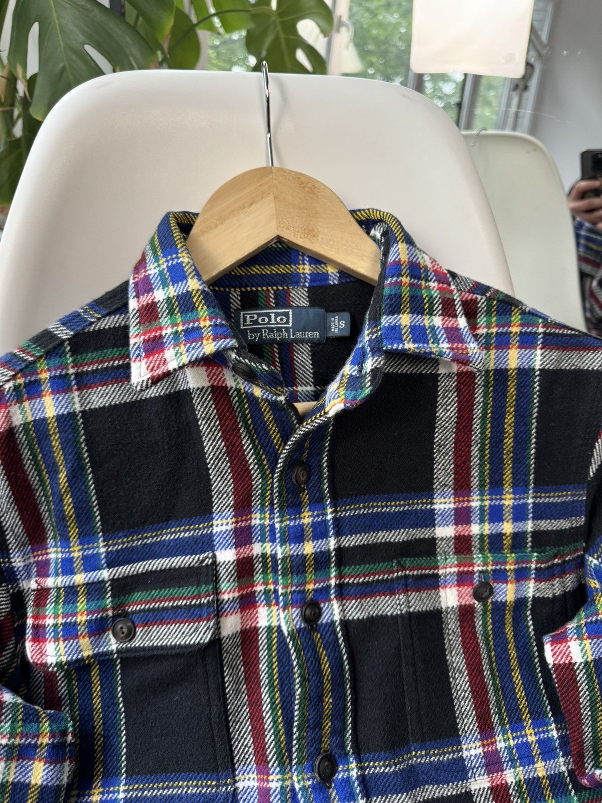 Polo Ralph Lauren × Vintage Polo Ralph Lauren vintage flannel over shirt size S-M Size US S / EU 44-46 / 1 - 6 Thumbnail