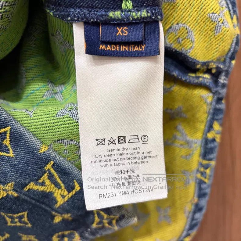 Louis Vuitton Louis Vuitton Rainbow Gradient Full Print Denim Shirt Size US XS / EU 42 / 0 - 3 Thumbnail
