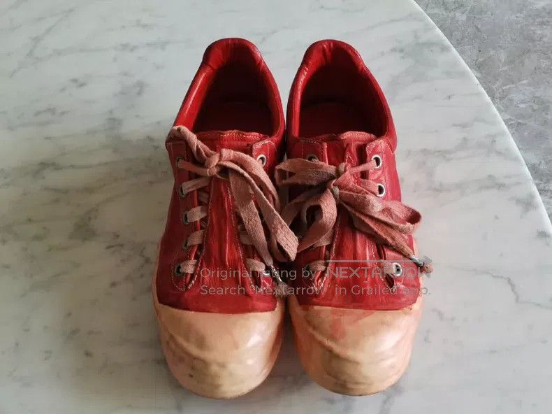 Carol Christian Poell Carol Christian Poell Red kangaroo leather sol shoes low-t Size US 7 / EU 40 - 4 Thumbnail