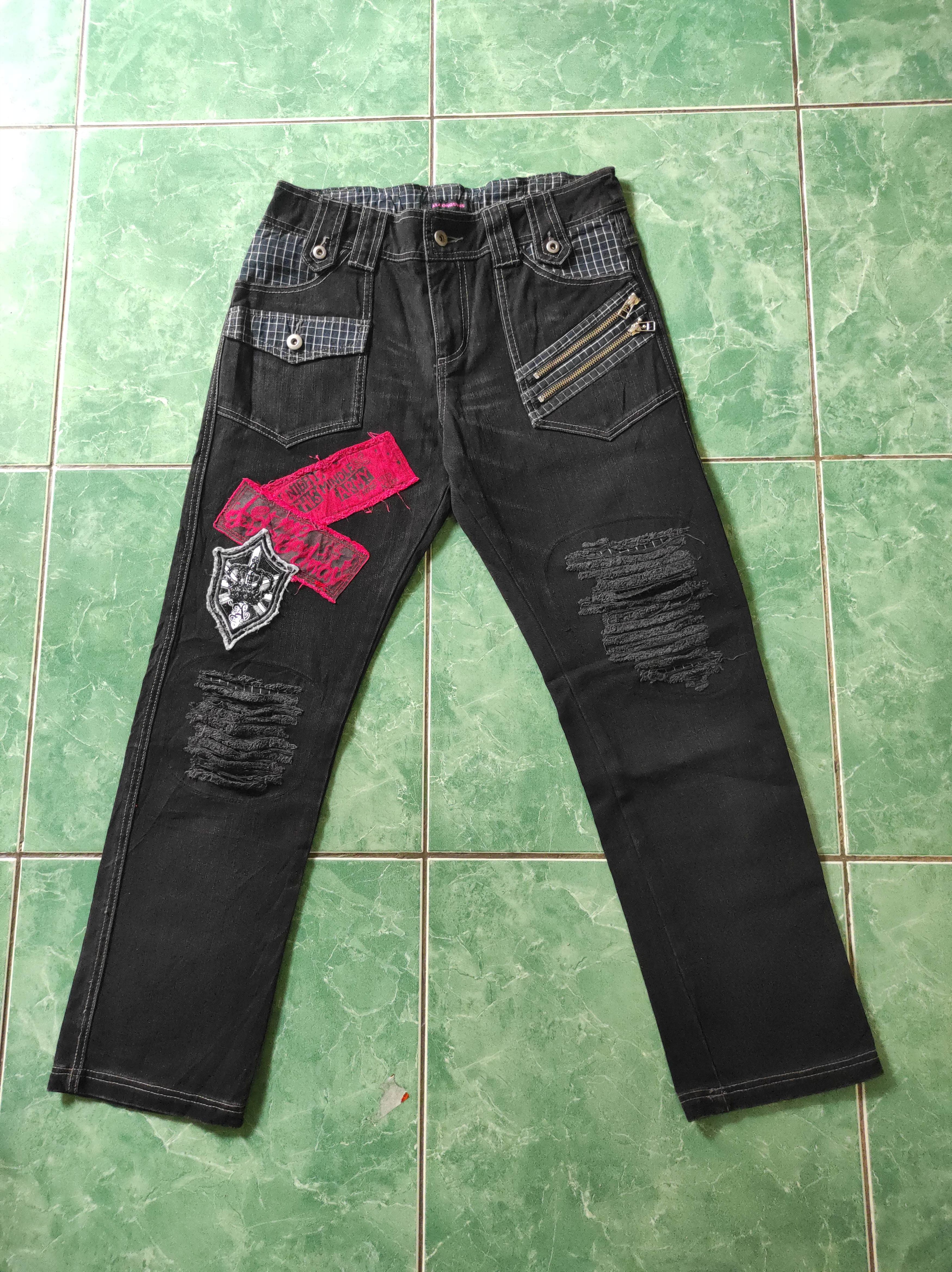 Hysteric Glamour Vintage Algonquins Punk Bondage Ankle Zip RARE Pant Size US 30 / EU 46 - 15 Thumbnail
