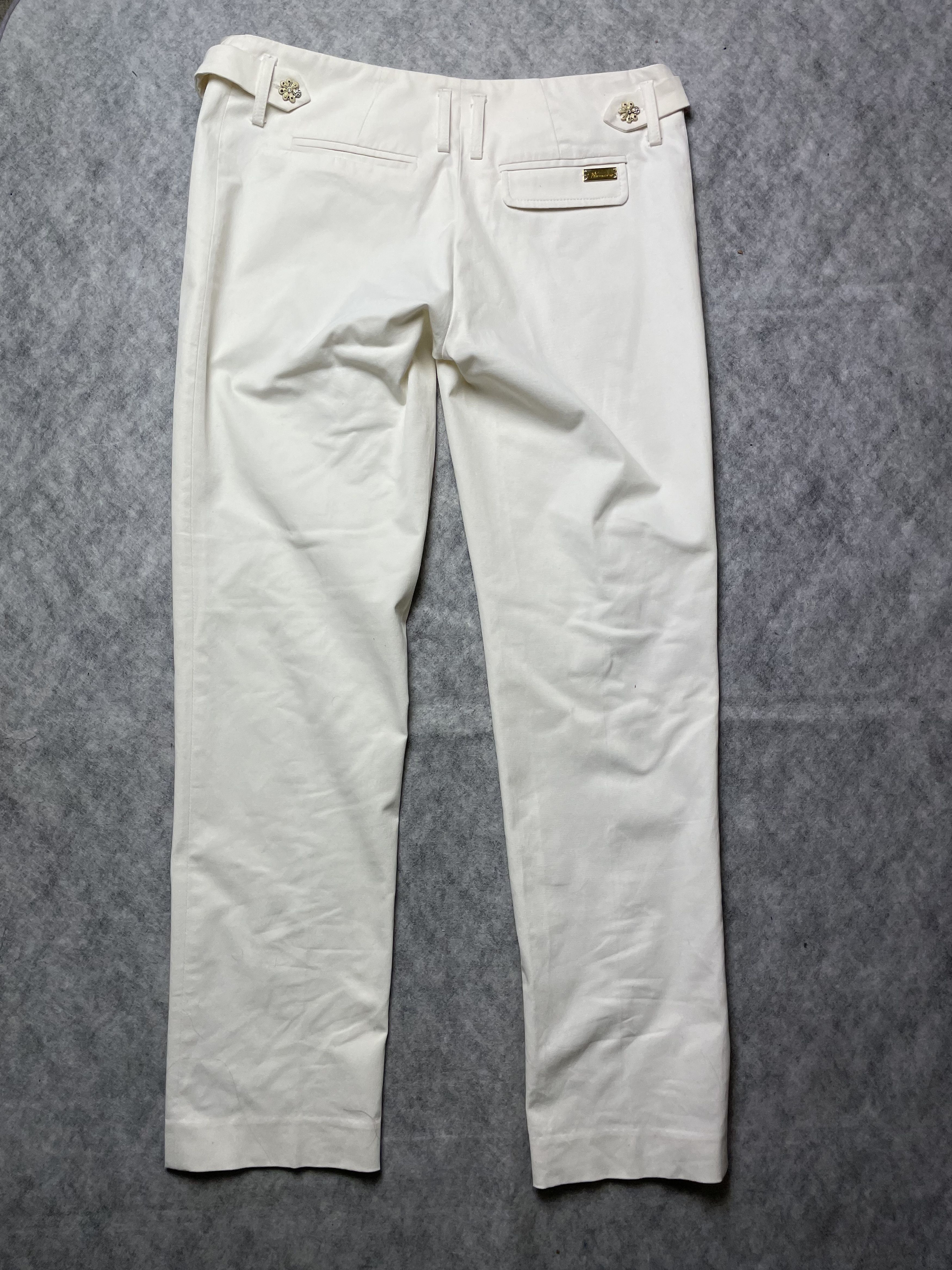 Blumarine Blumarine White Straight Pants Trousers IT 44 Size 30" / US 8 / IT 44 - 6 Thumbnail