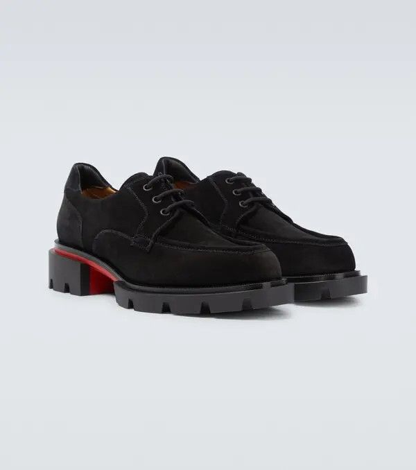 Christian Louboutin o1bcso1str1024 Our Georges Flat in Black Size US 8 / EU 41 - 3 Thumbnail