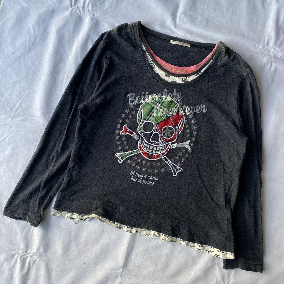 Beauty Beast × Hysteric Glamour × Japanese Brand Y2K Edgy Punk and Rock Skull Distressed Layered Style Size US L / EU 52-54 / 3 - 4 Thumbnail