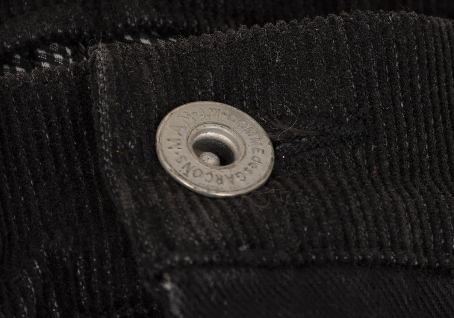 Junya Watanabe Cotton Corduroy Panel Pants in Black, Size S Size US 30 / EU 46 - 4 Thumbnail