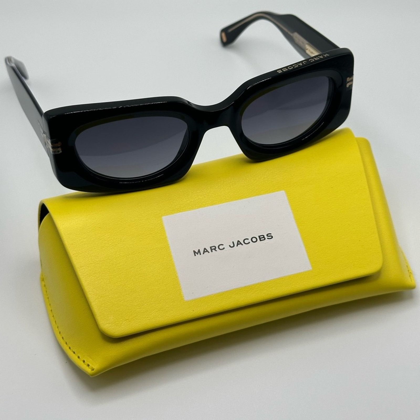 Marc Jacobs BRAND NEW MARC JACOBS MJ 1075/S 807 Black Unisex Sunglasses Size ONE SIZE - 10 Thumbnail