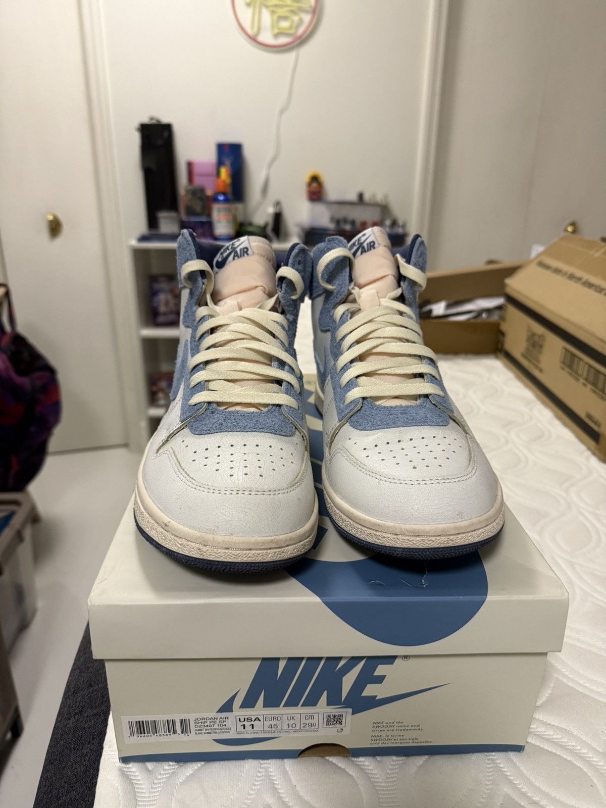 Jordan Brand × Nike Jordan Air Ship PE SP Every Game Diffused Blue Size US 11 / EU 44 - 3 Thumbnail