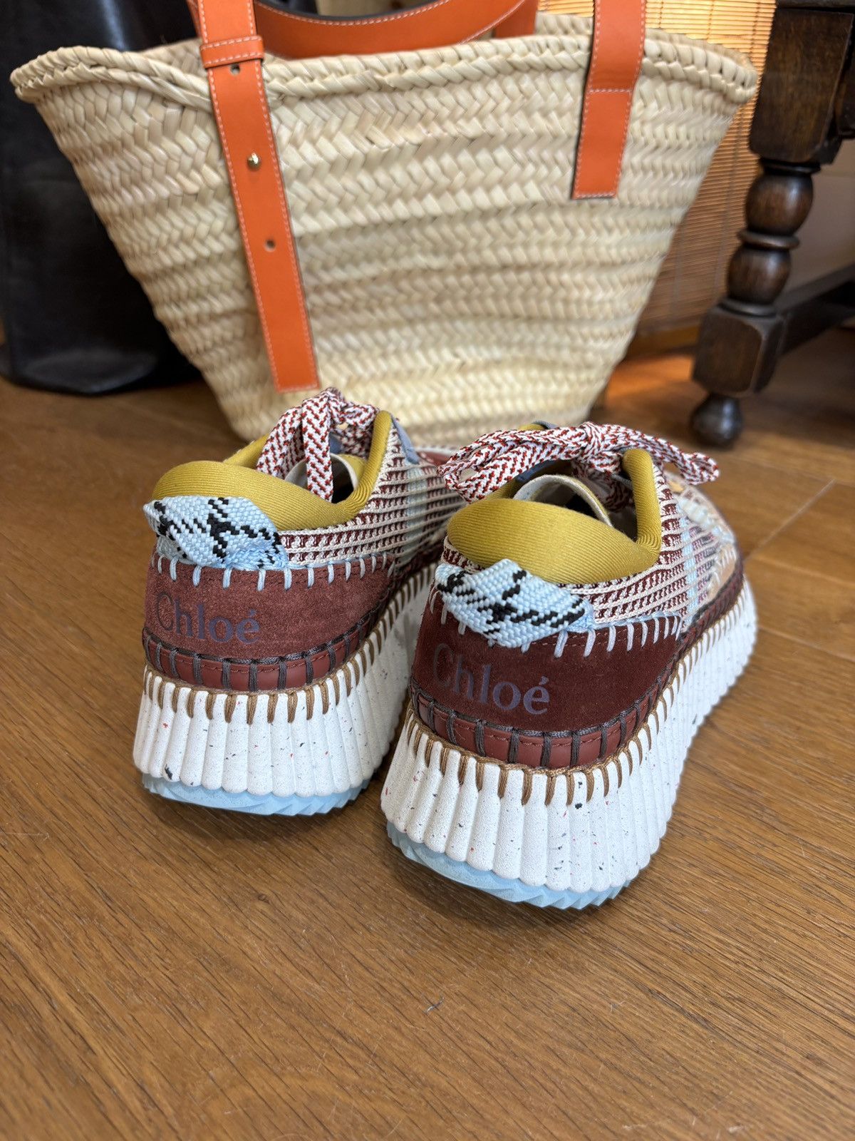 Chloe Chloé Nama sneakers mesh colorful Size US 7 / IT 37 - 9 Thumbnail