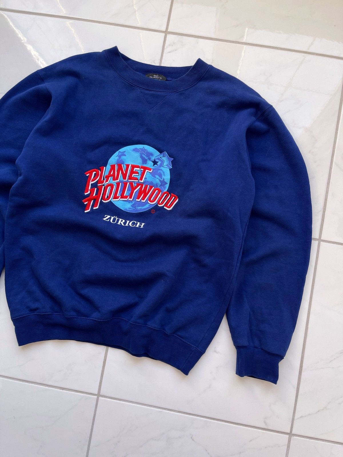 Planet Hollywood × Vintage Vintage Y2K Planet Hollywood 1991’s Sweatshirt Size US M / EU 48-50 / 2 - 2 Thumbnail
