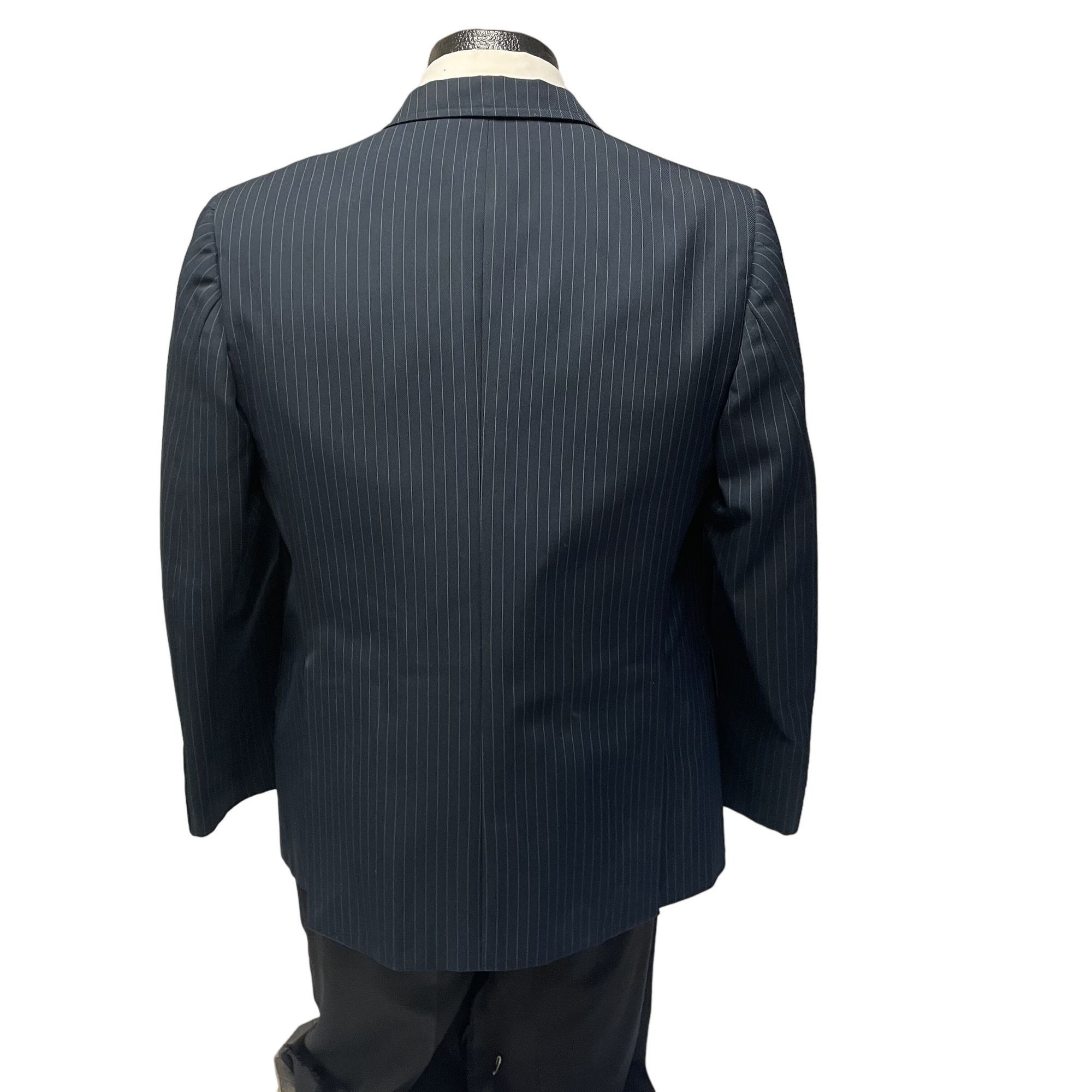 Other Vtg BESPOKE Sport Coat PINSTRIPE Mod Disco Jacket Size 38R - 3 Thumbnail