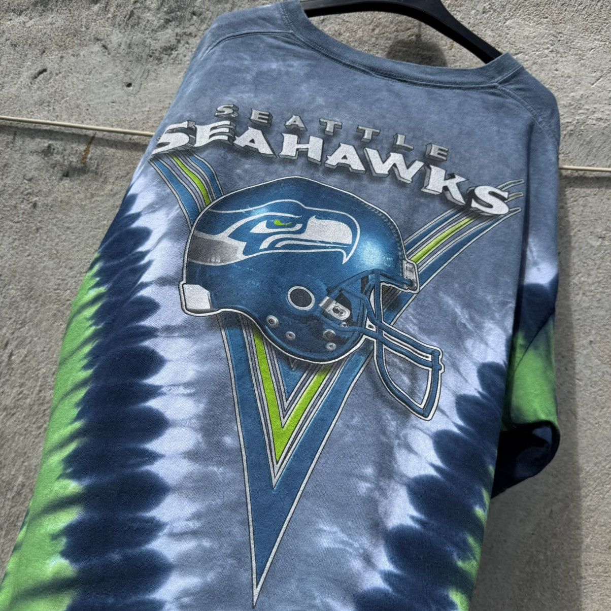 NFL Vintage Seattle Seahawks Tie Dye AOP Football Tshirt XL Size US XL / EU 56 / 4 - 7 Thumbnail