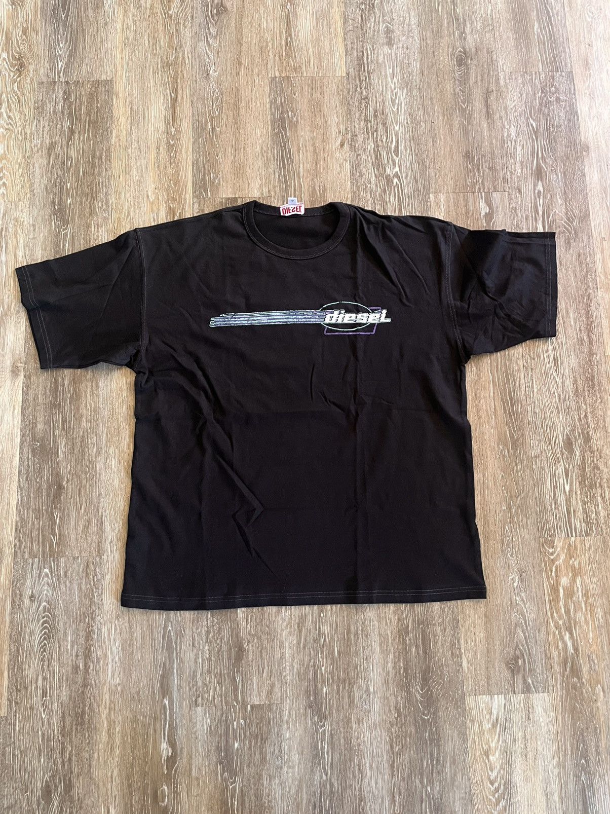 Diesel Diesel flocked logo tee xl Size US XL / EU 56 / 4 - 1 Thumbnail