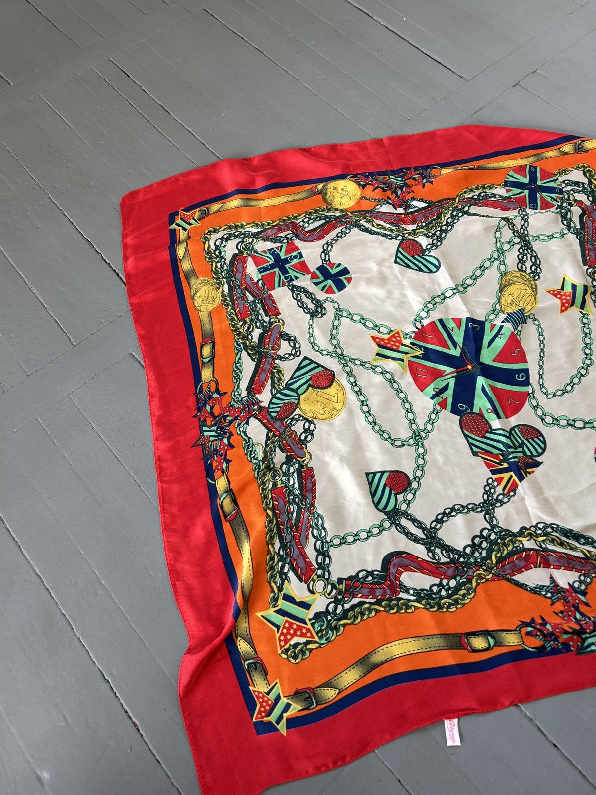 Vintage Vintage silk scarf Size ONE SIZE - 2 Thumbnail
