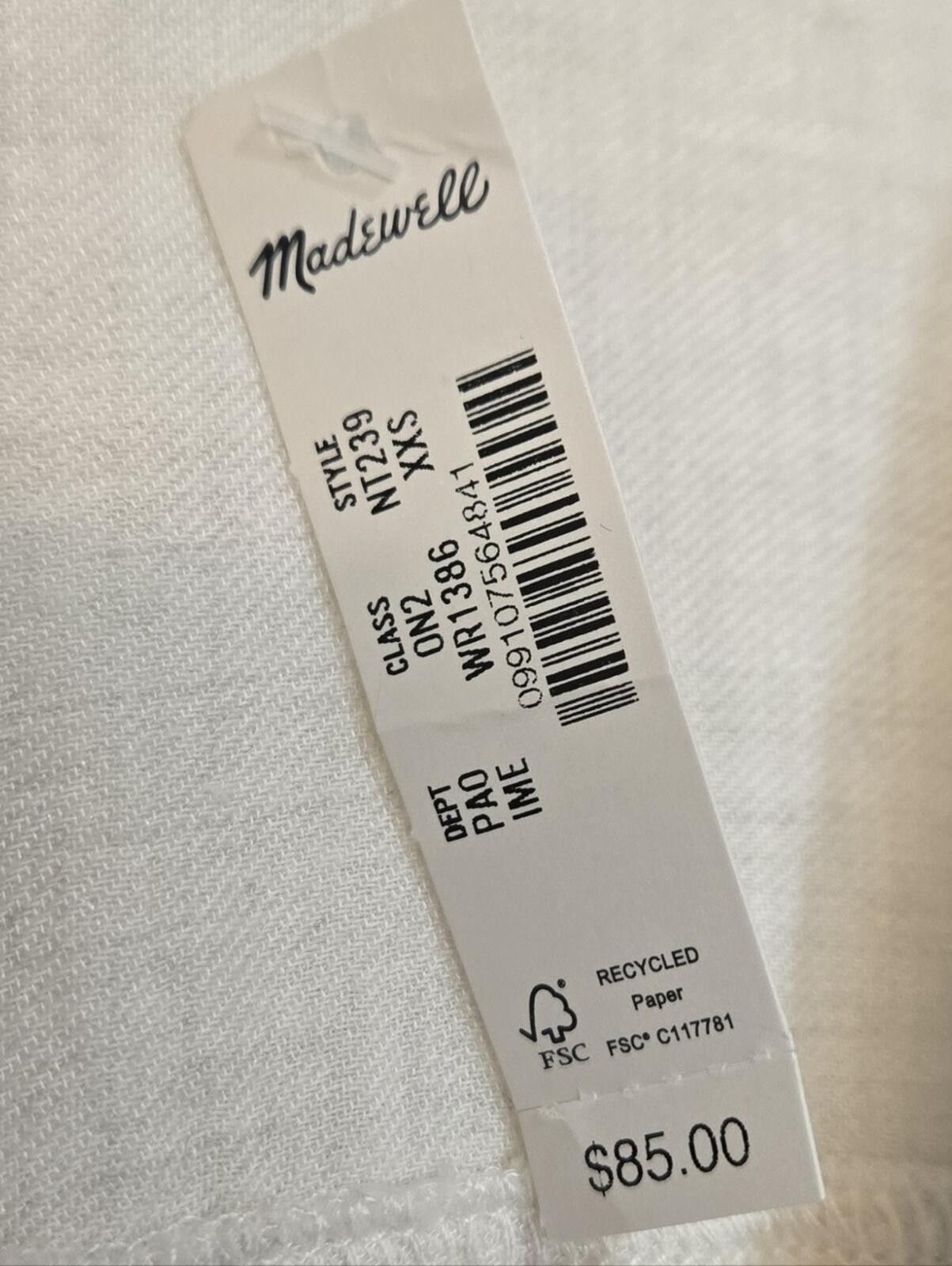 Madewell Madewell Heathered Flannel Dolman Button-Up Shirt Size XXS / US 00 / IT 34 - 4 Thumbnail