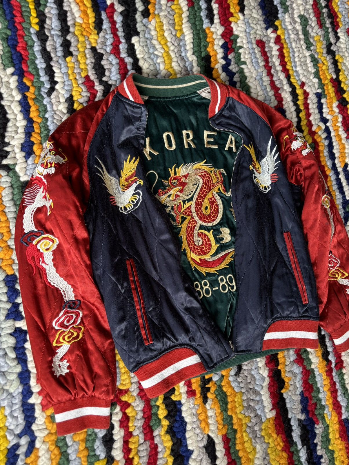 Other Sukajan 88-89 Korea Jacket Reversible Japan Size US S / EU 44-46 / 1 - 7 Thumbnail