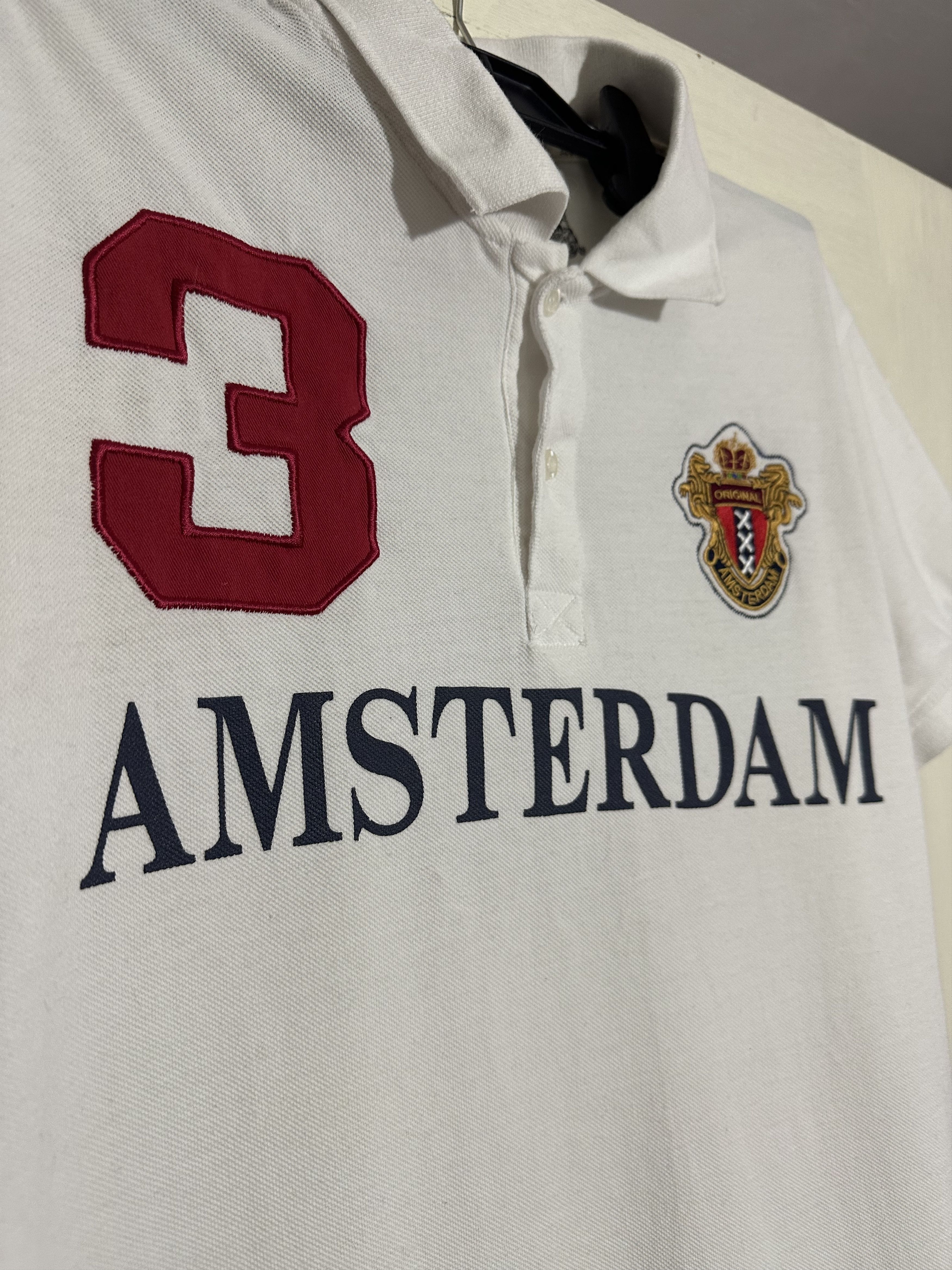 Robin Ruth Robin Ruth Amsterdam White Polo Size US L / EU 52-54 / 3 - 3 Thumbnail