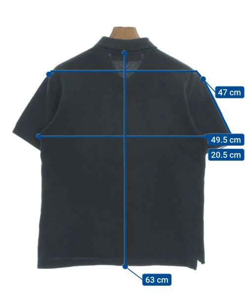 Comme des Garcons PLAY Polo Short Sleeve Black Patch Heart Cotton Black Size US M / EU 48-50 / 2 - 3 Thumbnail